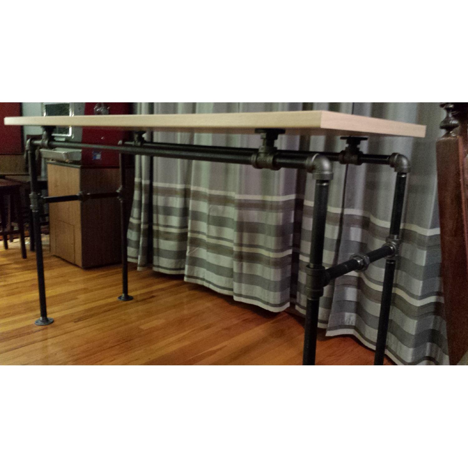 Steel Pipe Standing Desk - image-1