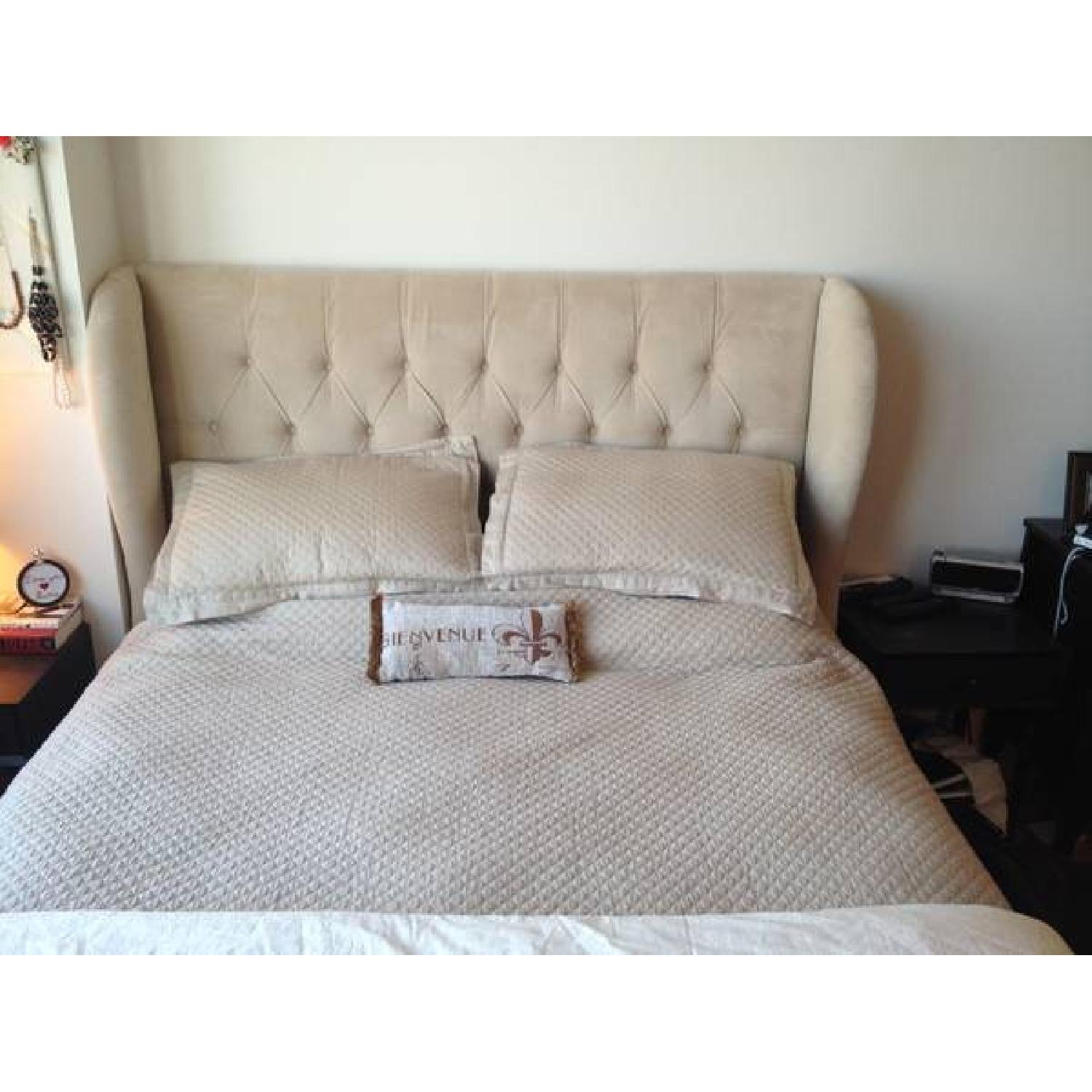 Queen Mattress, Boxspring, Bedframe And Headboard - image-3
