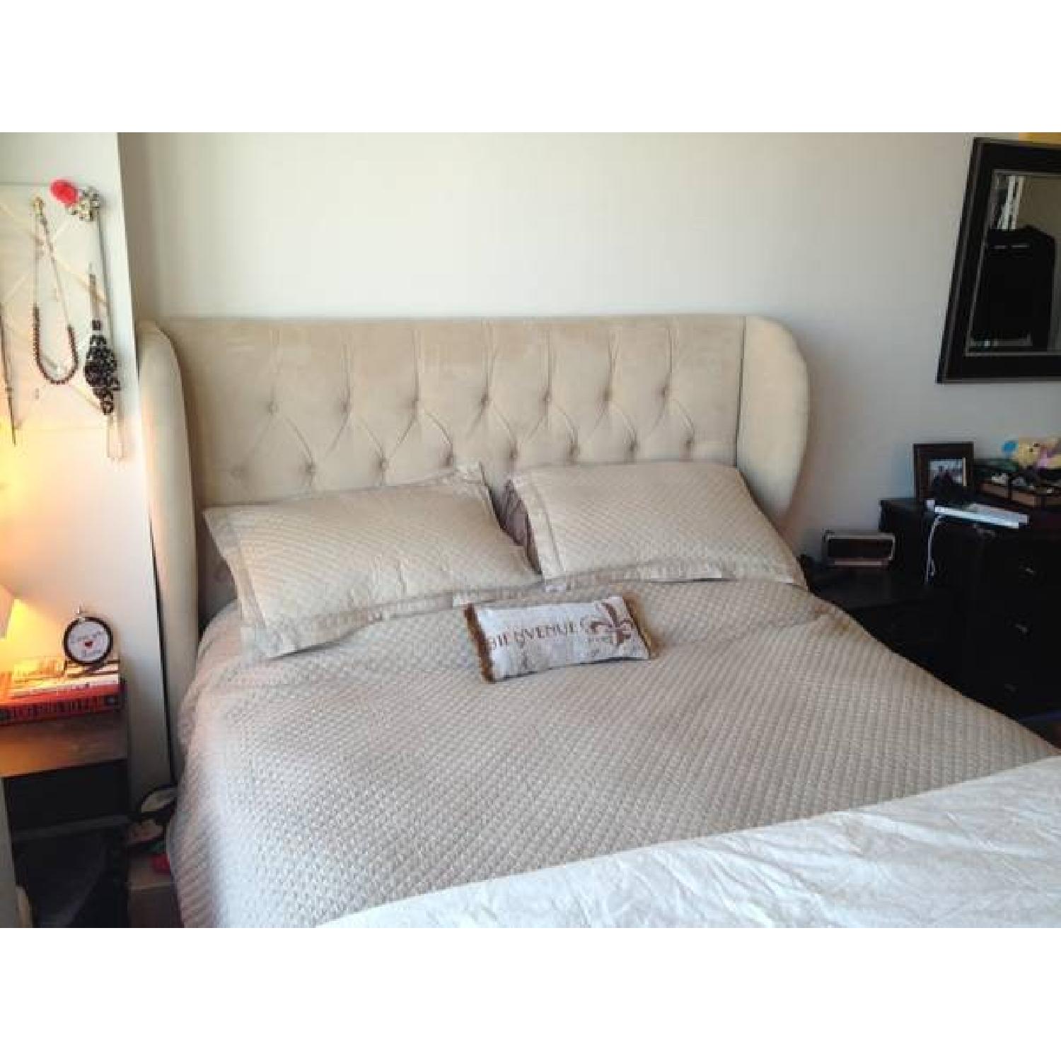 Queen Mattress, Boxspring, Bedframe And Headboard - image-5