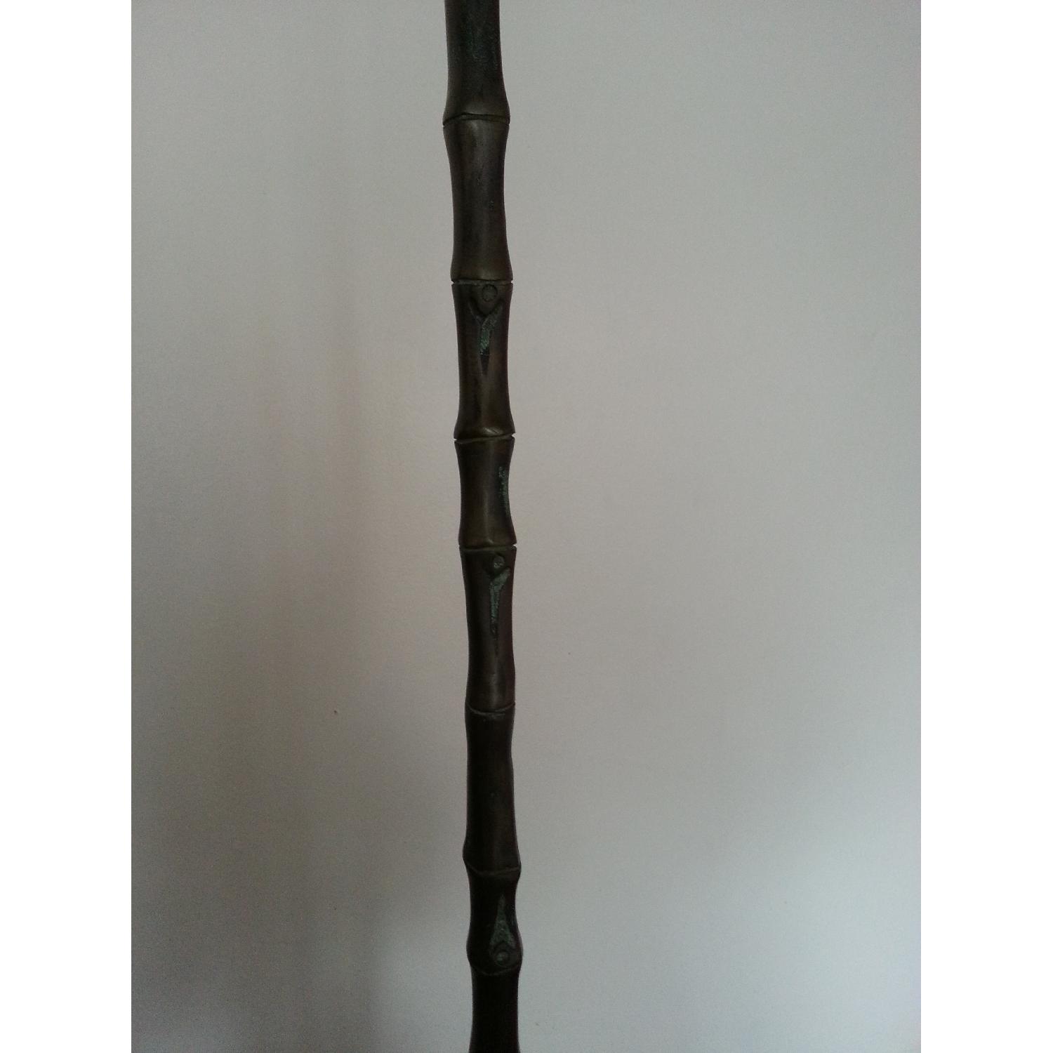 Brass Bamboo Style Floor Lamp - image-3