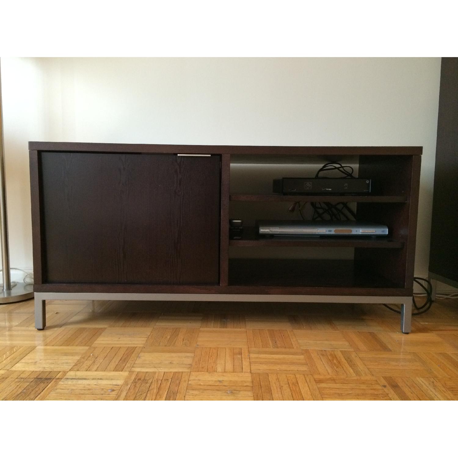 Crate and Barrel Media console (Wieden Collection) - image-1