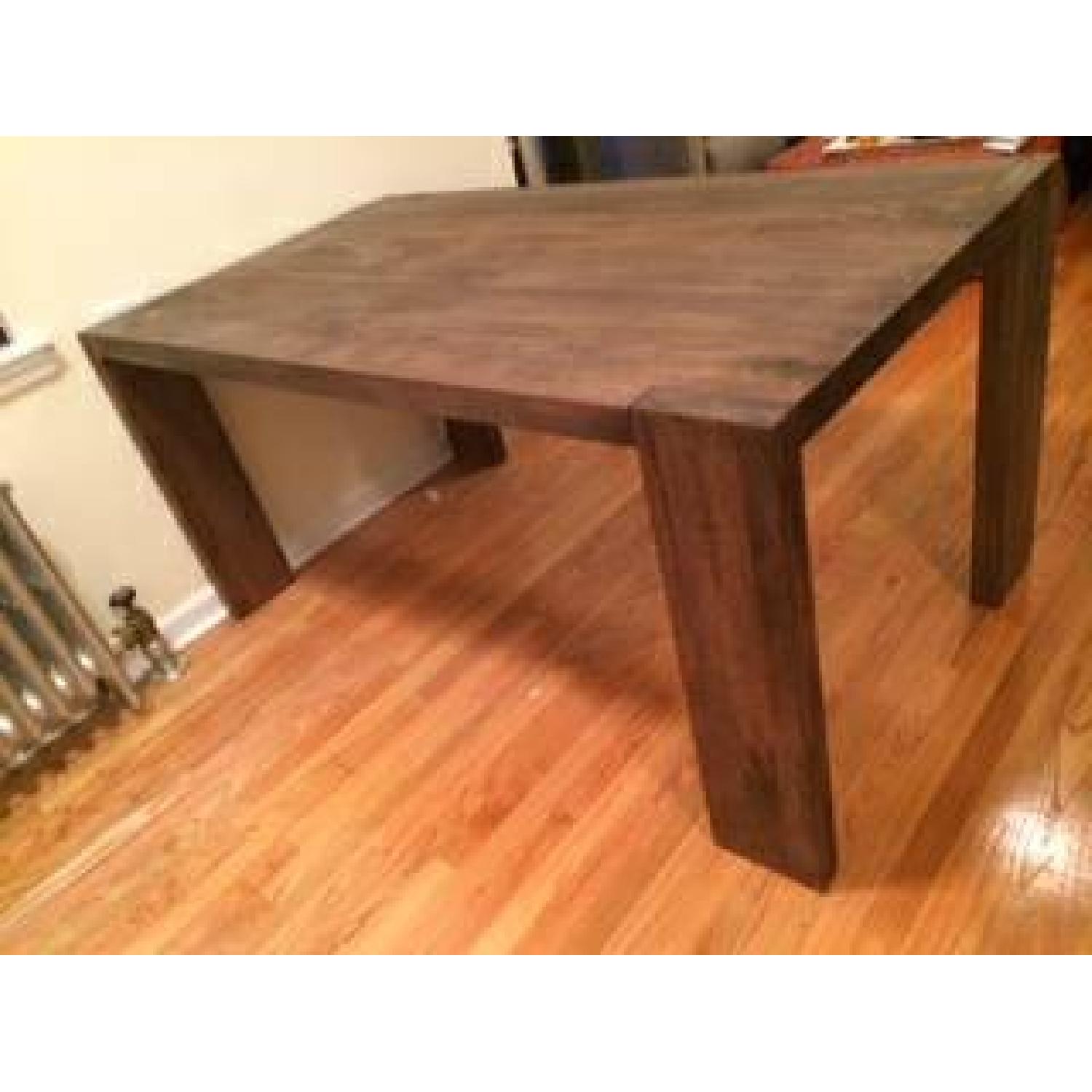 Crate & Barrel Table-Mango Wood - image-3