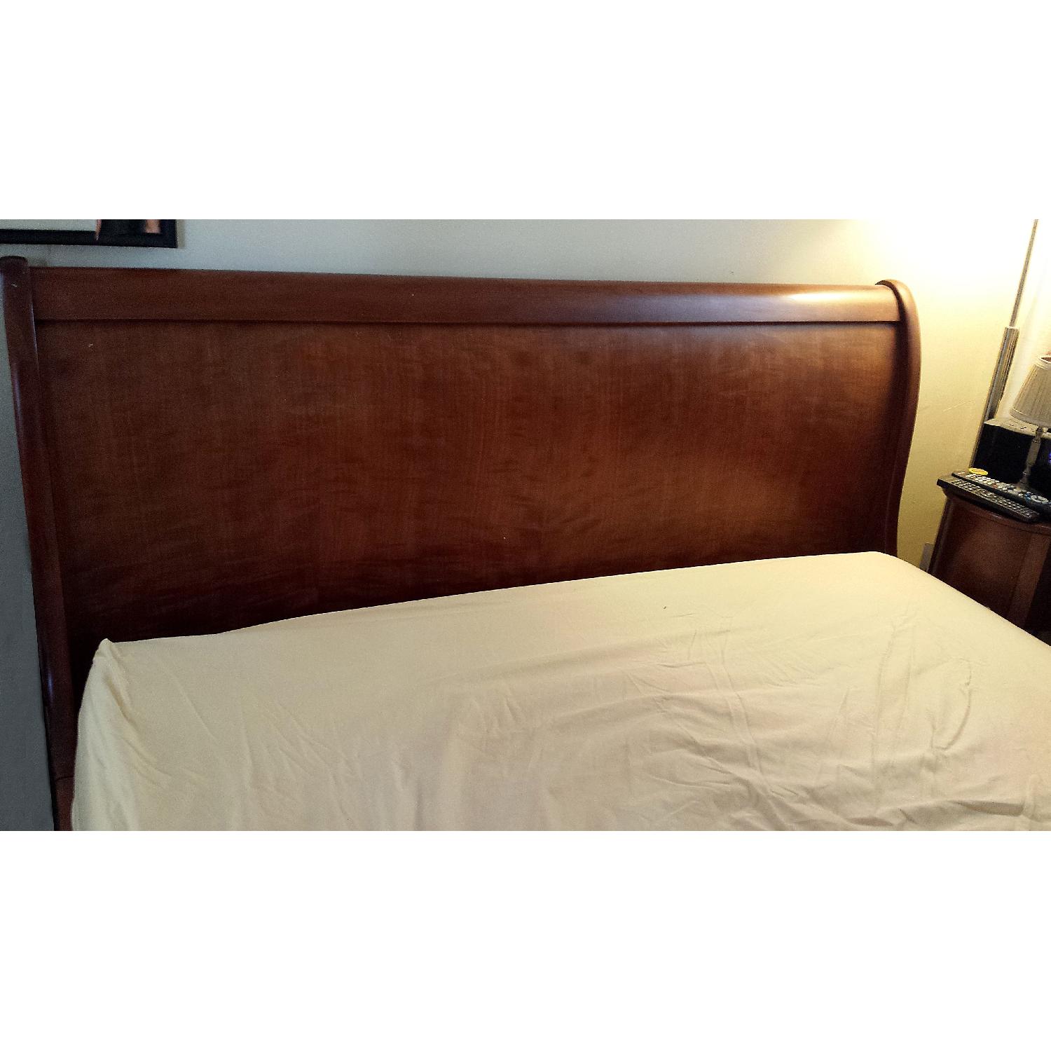 Chamboard Frame Mahogeny Sliegh Bed - image-6