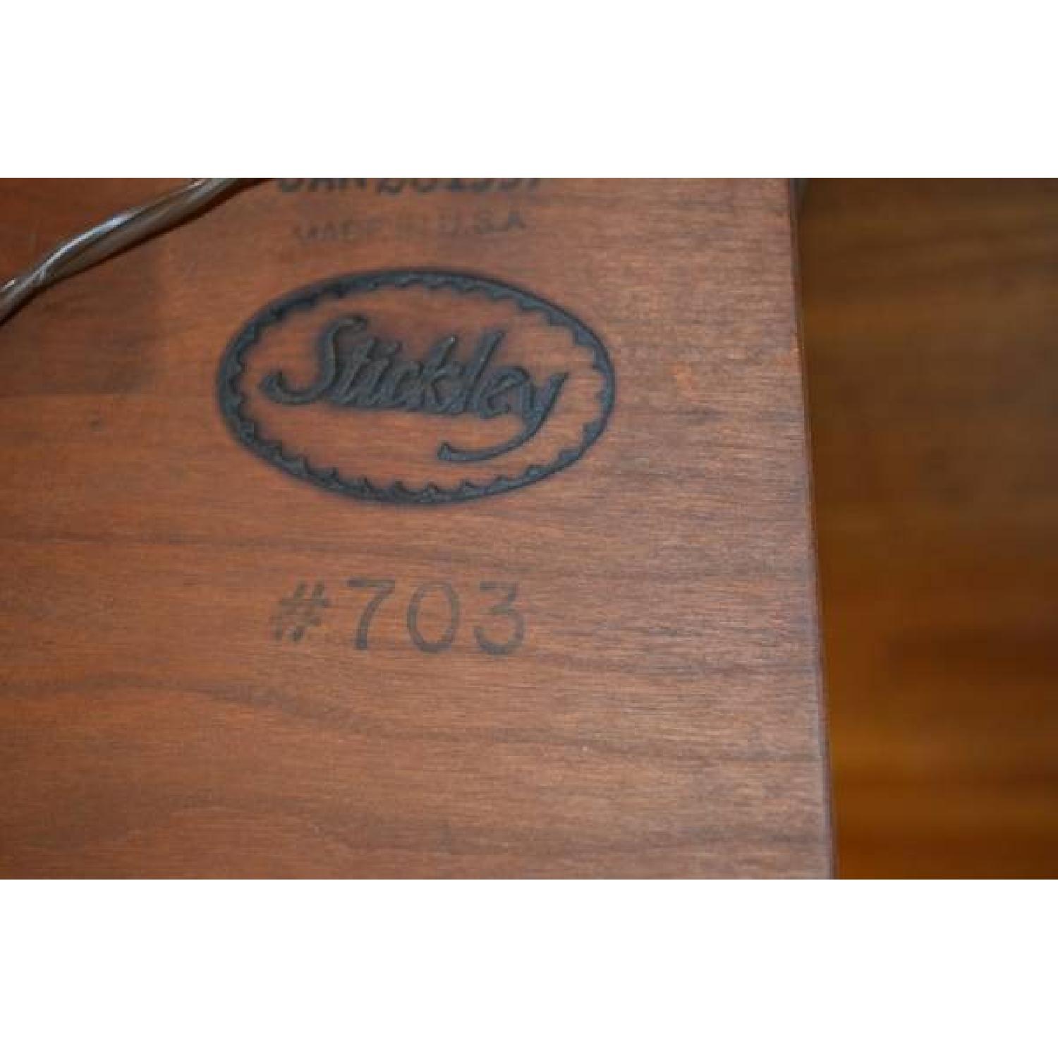 Stickley Floor Lamp W Leaded Art Glass Shade - image-2