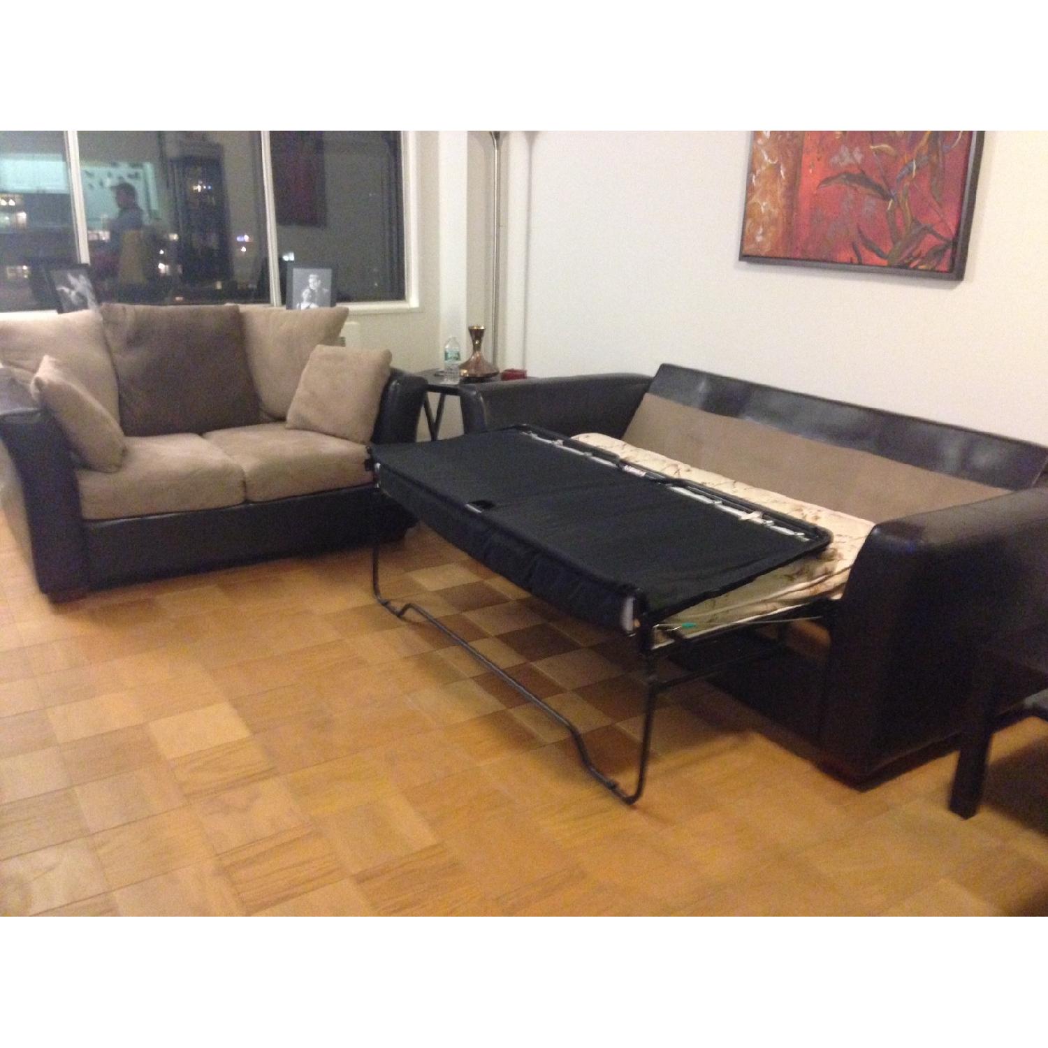 Jennifer Convertibles Sofa bed and Loveseat - image-2