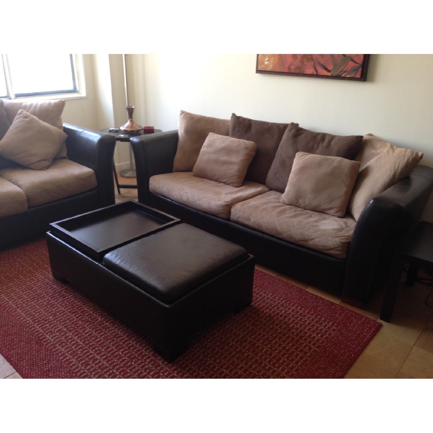 Jennifer Convertibles Sofa bed and Loveseat - image-5