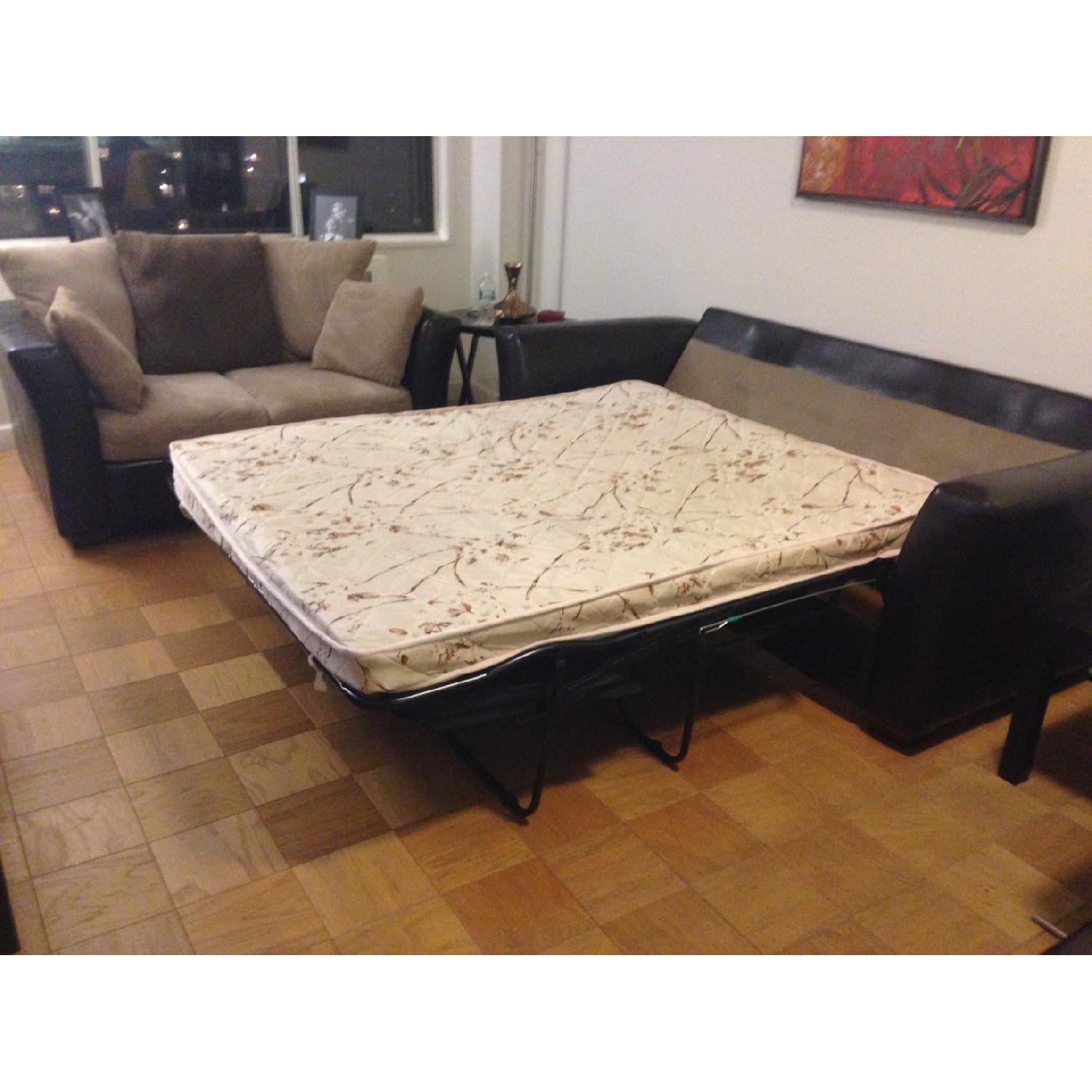 Jennifer Convertibles Sofa bed and Loveseat - image-9