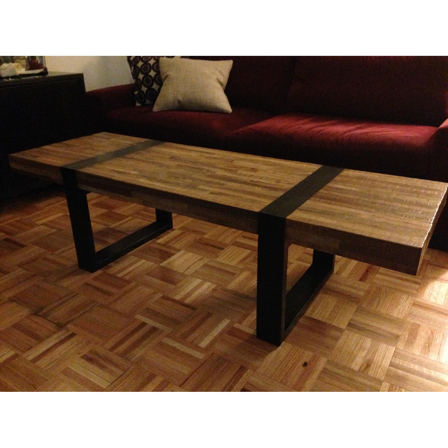 Crate & Barrel Seguro Rectangular Coffee Table - image-2
