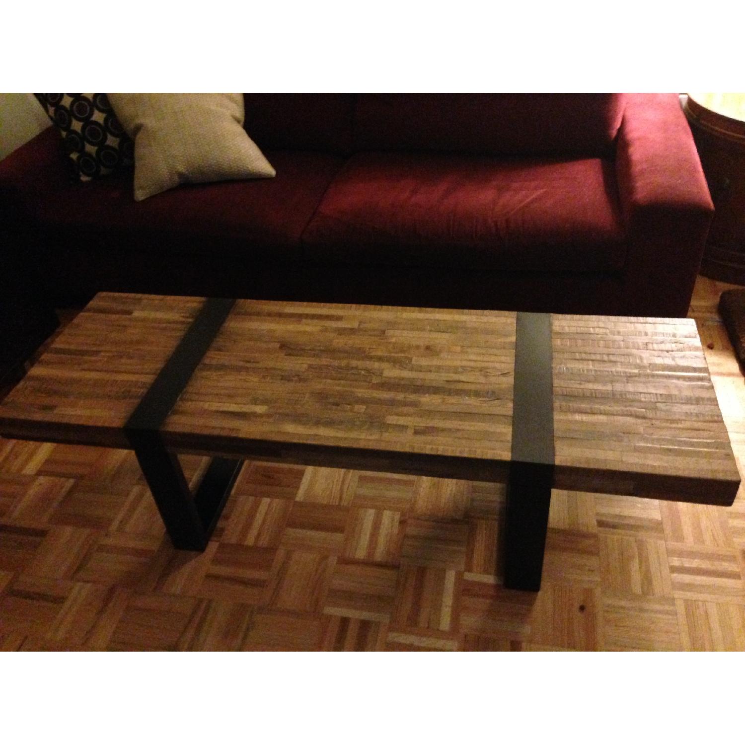Crate & Barrel Seguro Rectangular Coffee Table - image-3
