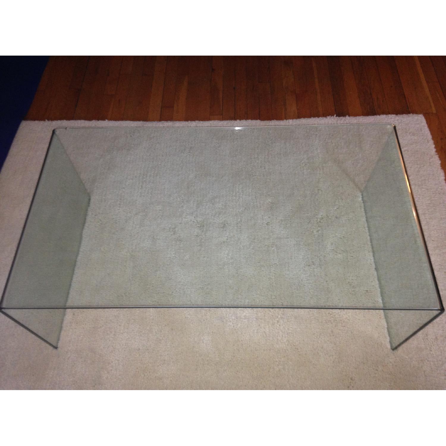 Waterfall Glass Coffee Table - image-3
