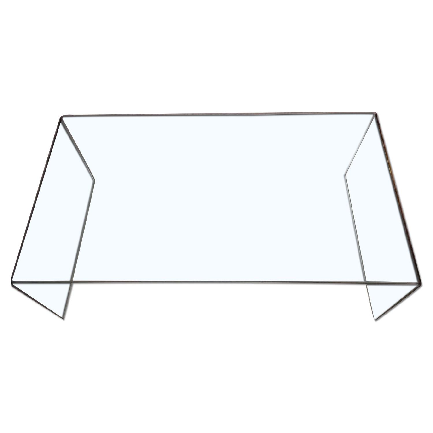 Waterfall Glass Coffee Table