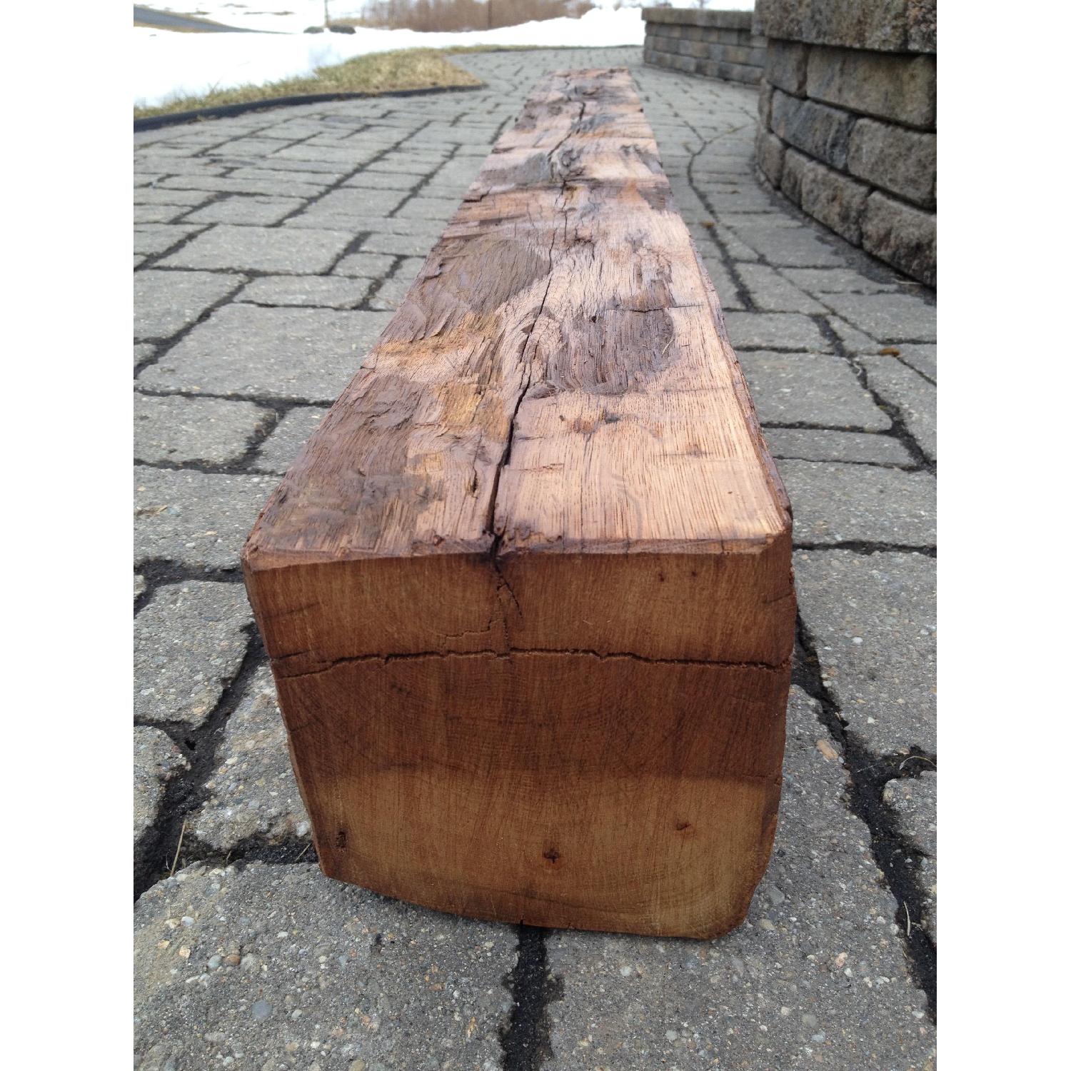 Fireplace Mantle - Antique Reclaimed Wood - Thumbnail 3