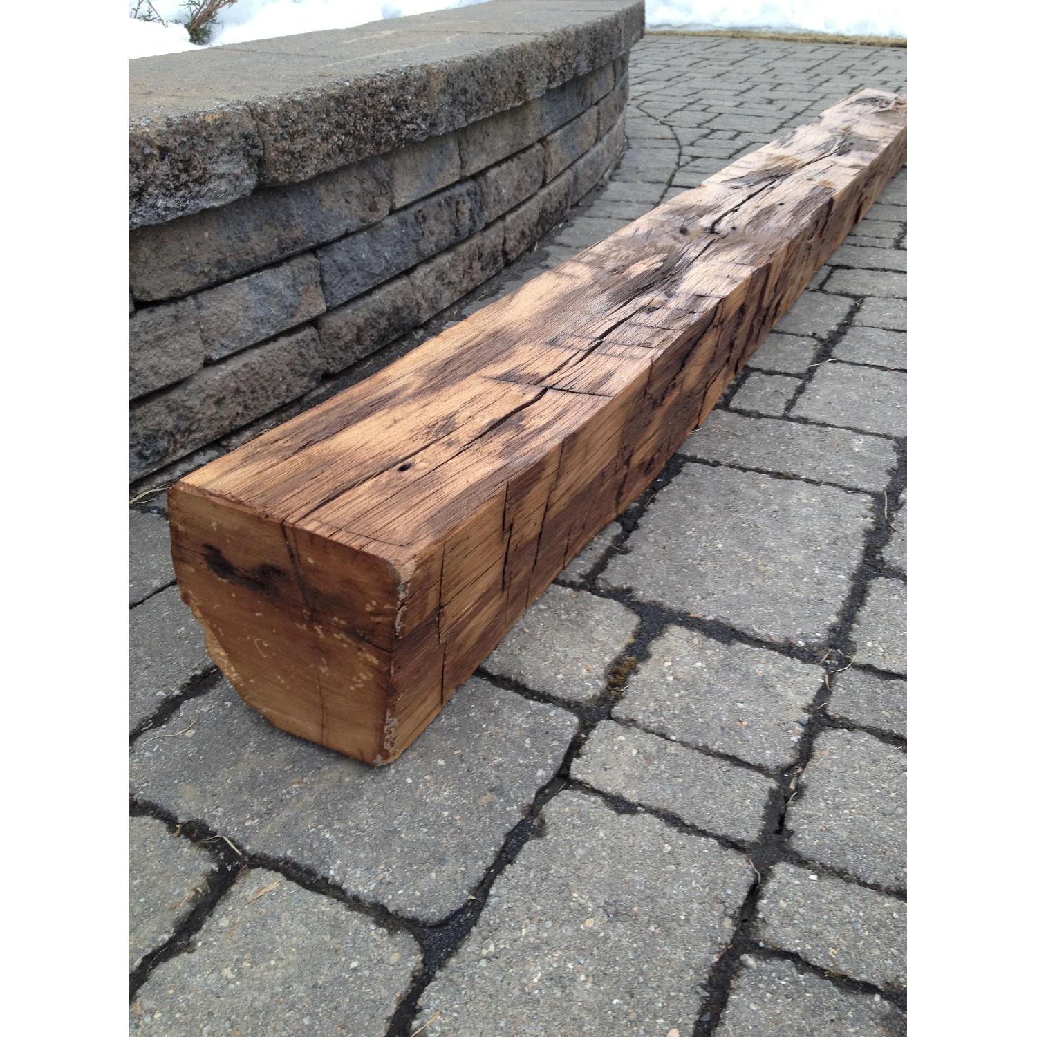 Fireplace Mantle - Antique Reclaimed Wood - Thumbnail 2