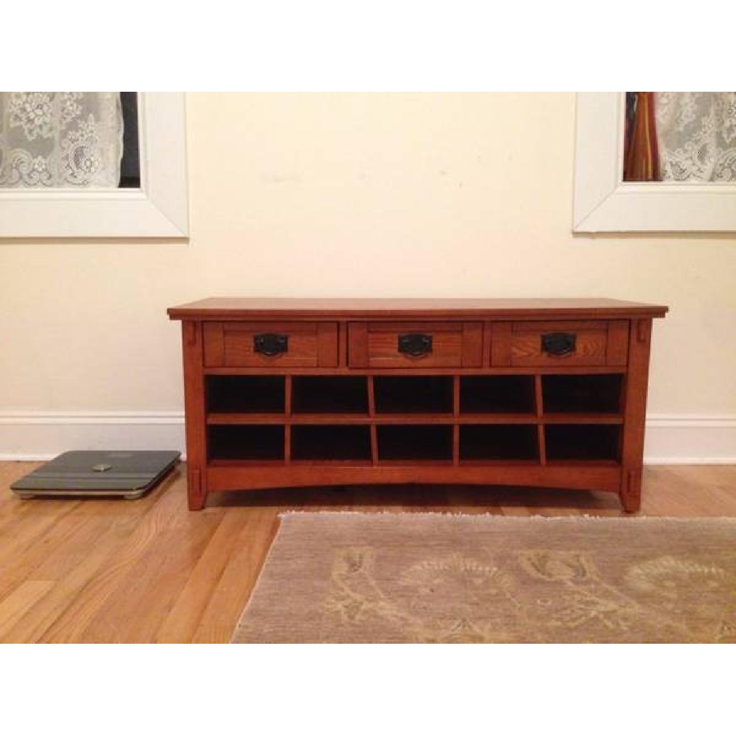 Shelf/Bench With Shoe Storage - image-1