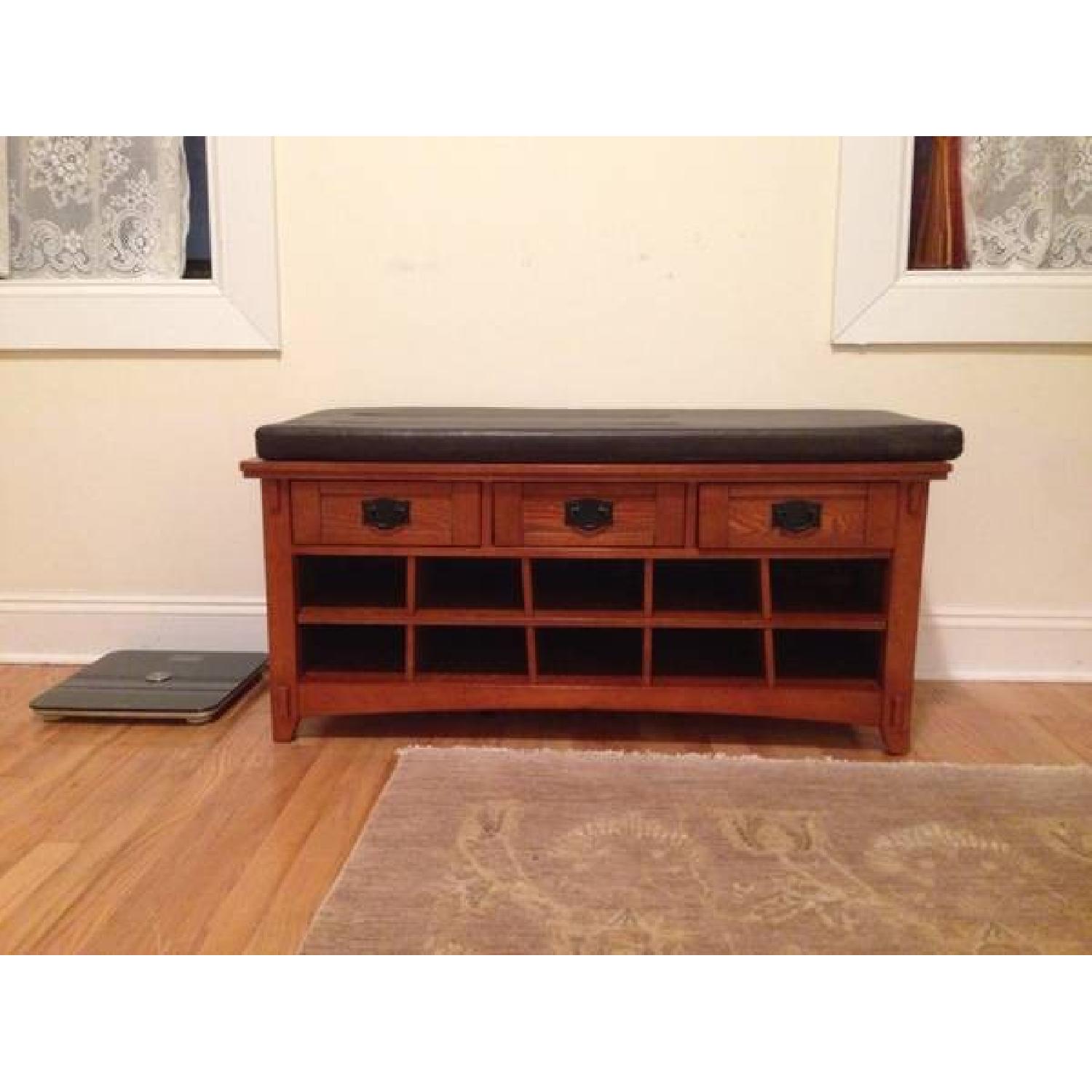 Shelf/Bench With Shoe Storage - image-2