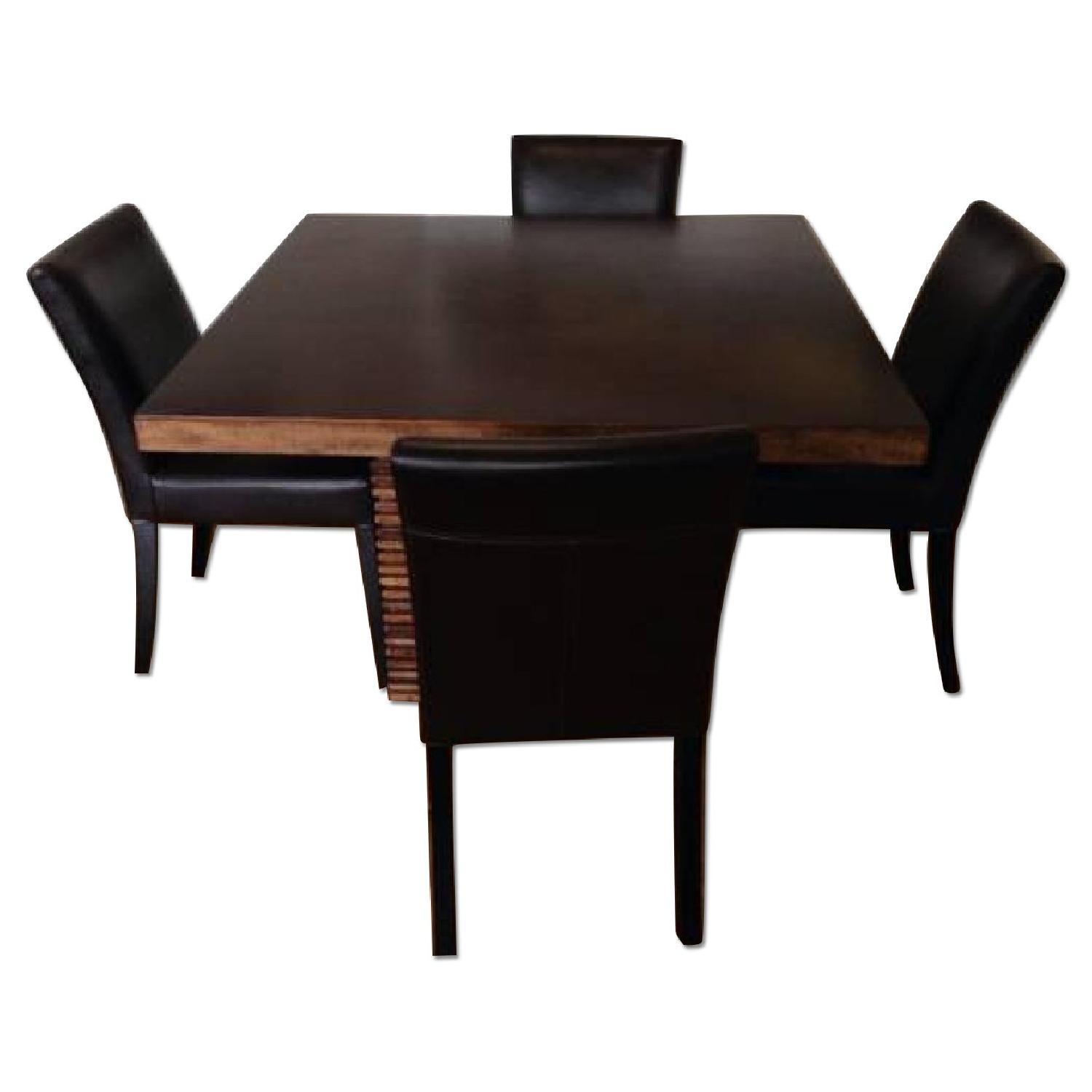 Crate And Barrel Table With Four Chairs AptDeco