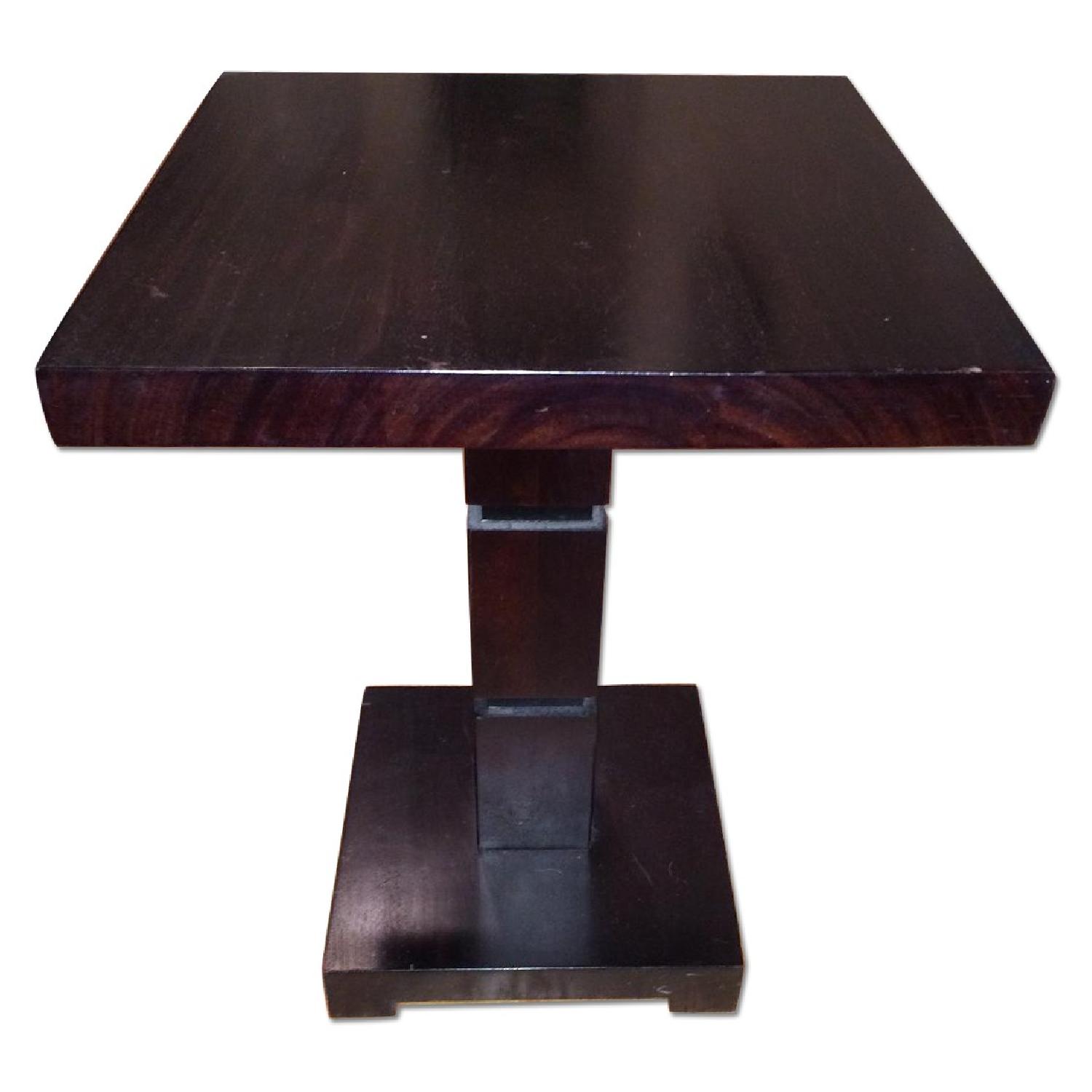 Dark Wood Side Table