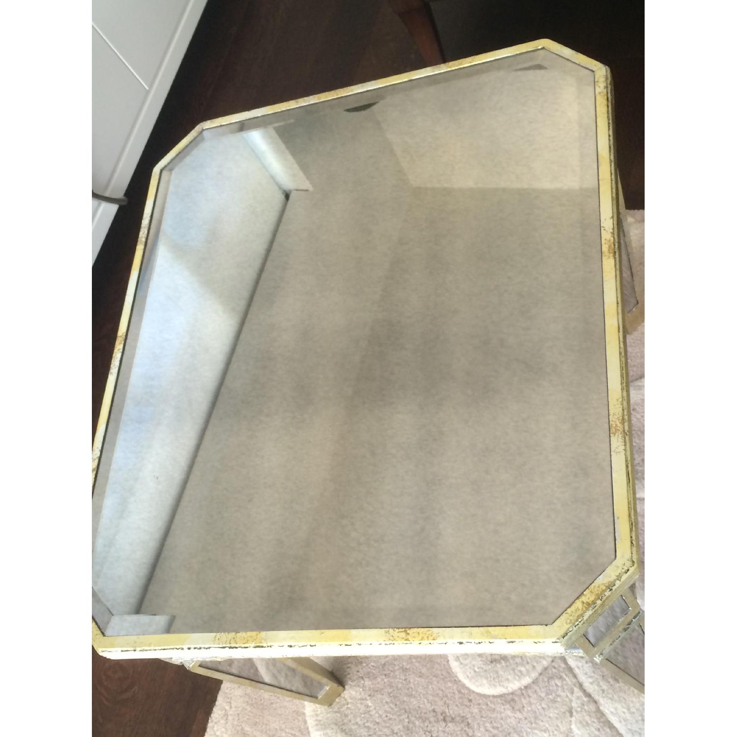 Horchow Mirrored Large Side Table - image-2