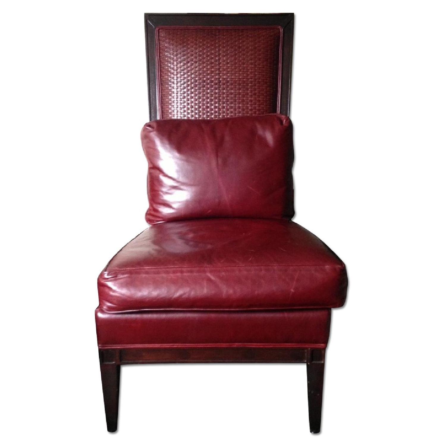 Burgundy Leather Chairs