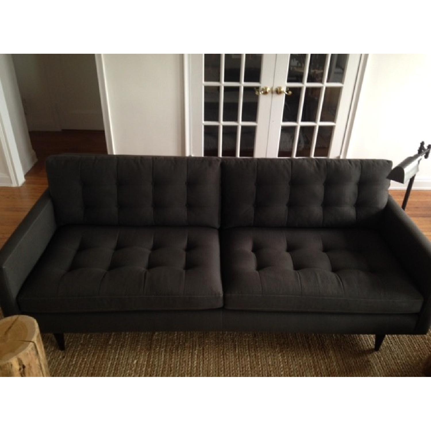 Like New Create and Barrel Petrie Sofa - image-3