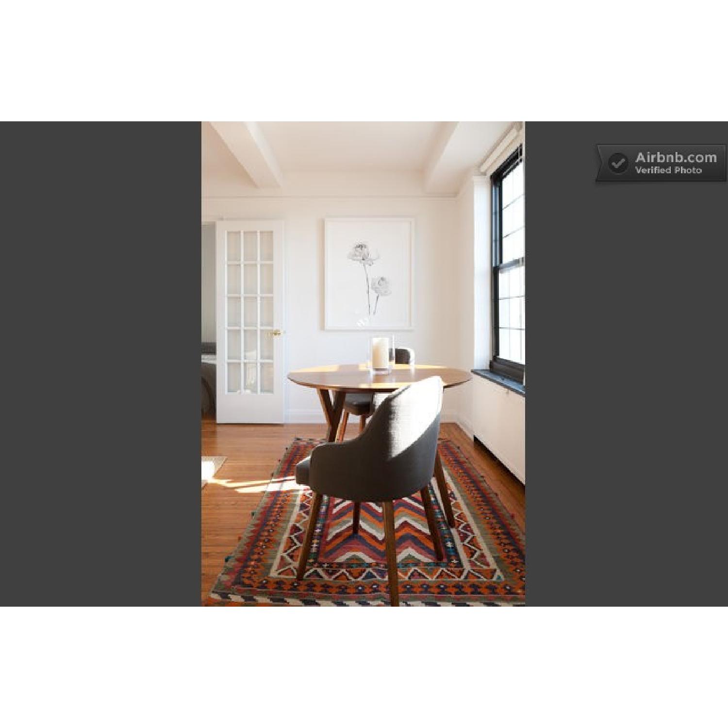 West Welm Midmodern Century Dinning table and 2 chairs - image-1