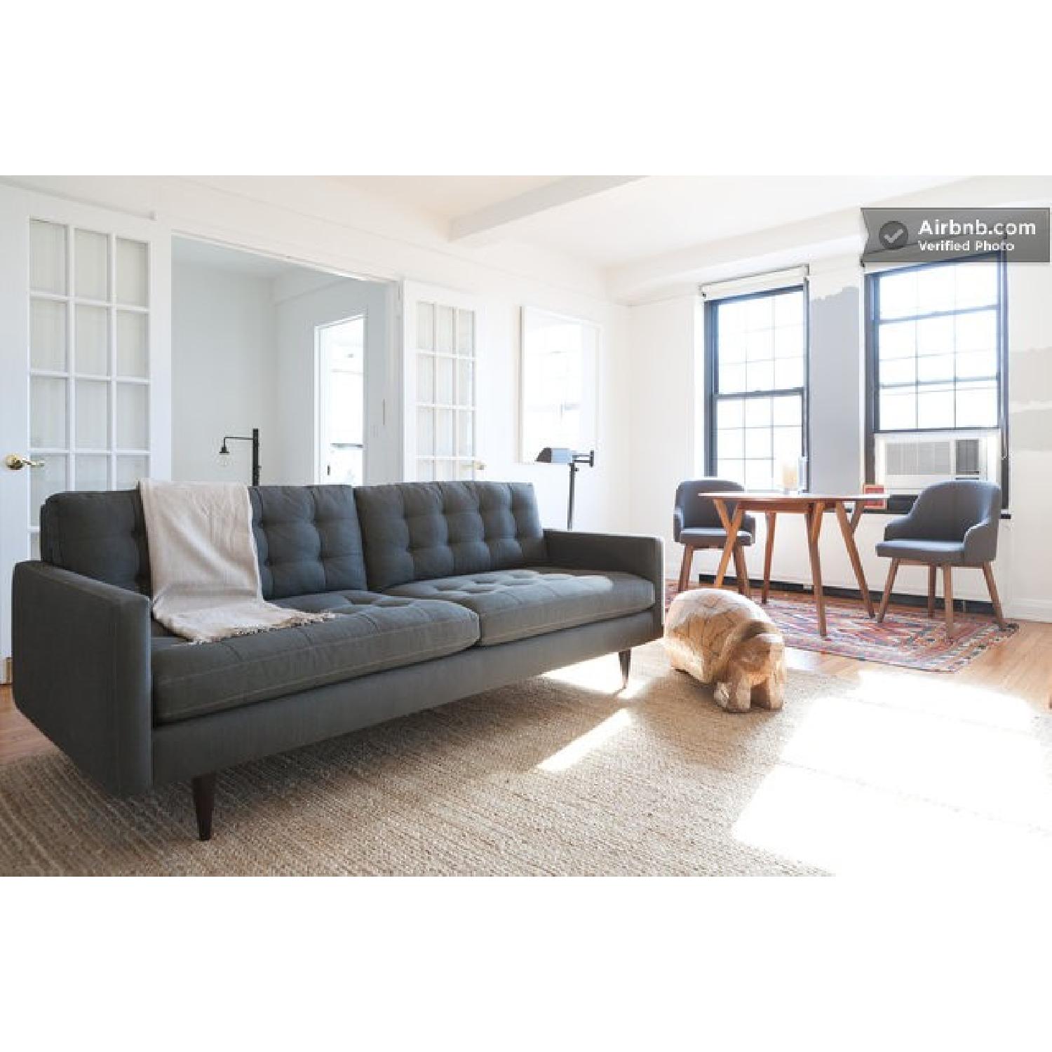 West Welm Midmodern Century Dinning table and 2 chairs - image-2