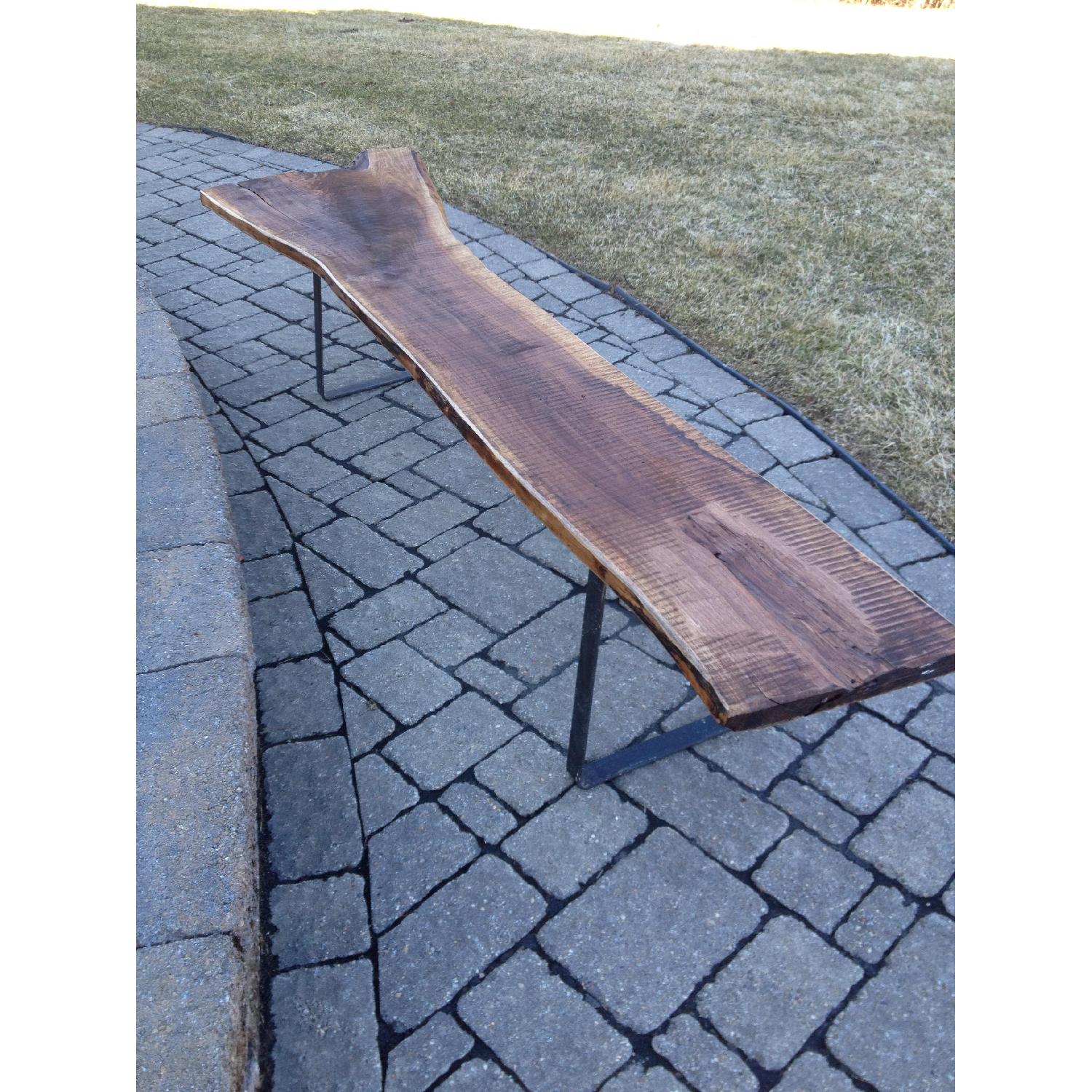 Handmade Antique Wood Garden Bench