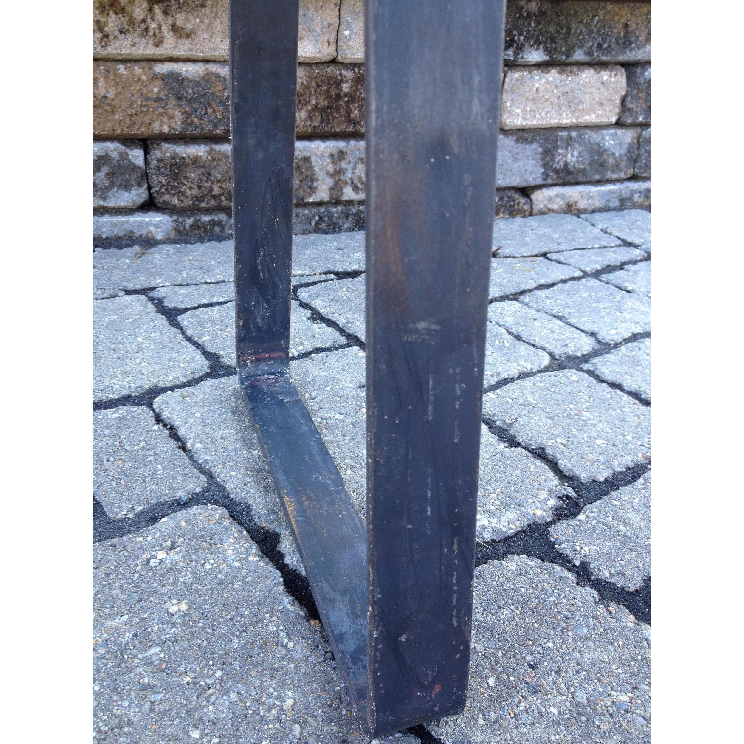 Handmade Antique Wood Garden Bench - image-7