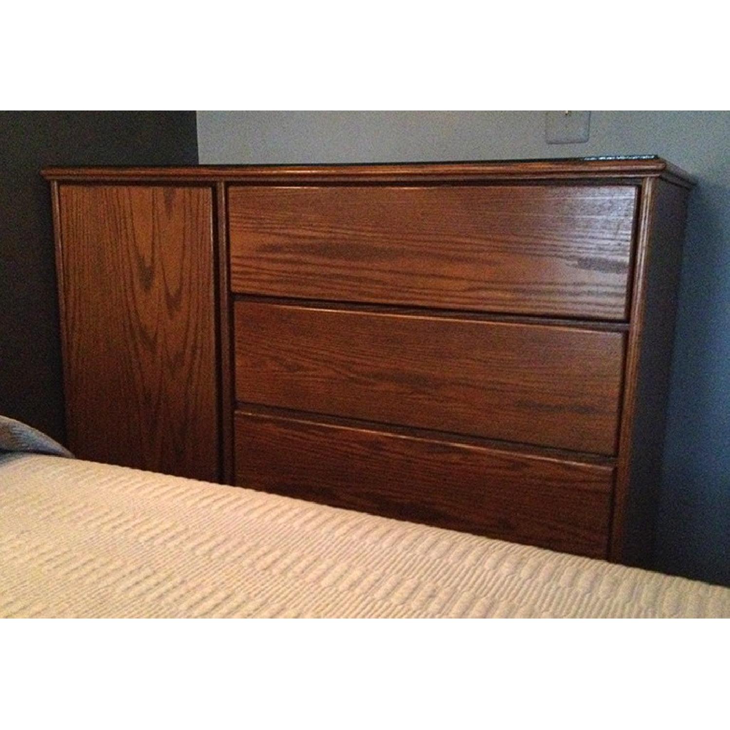 Solid Oak Bedroom Dresser - image-1