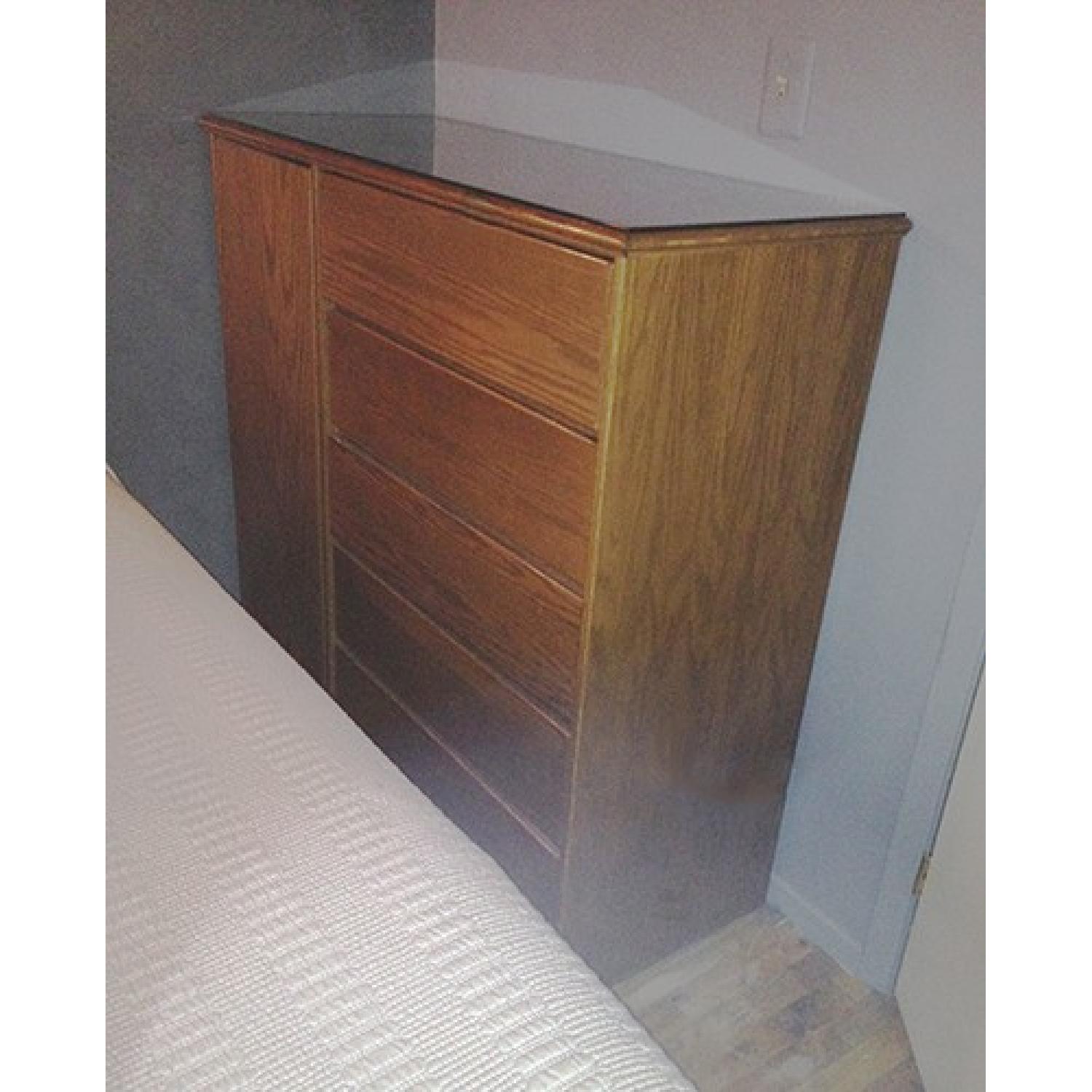 Solid Oak Bedroom Dresser - image-2