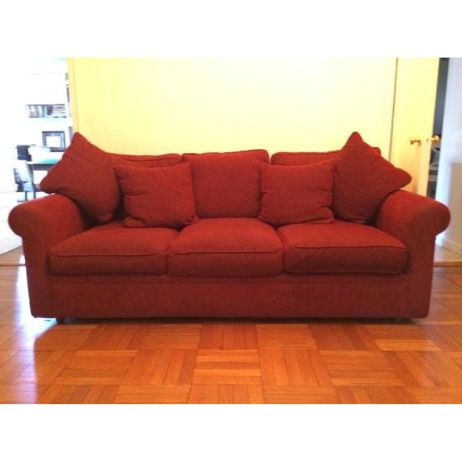 Red/Burgendy Sofa - image-2