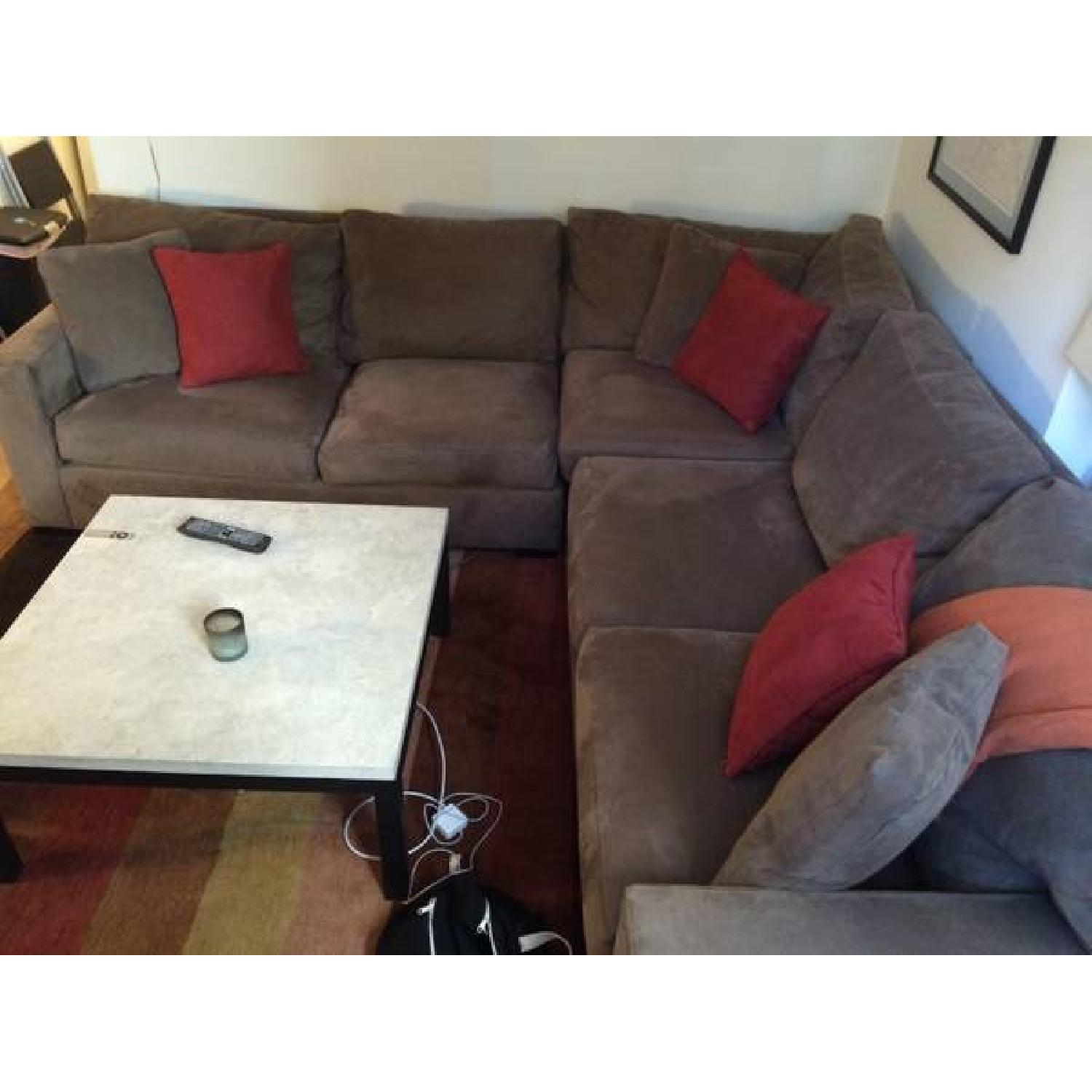 Crate & Barrel Sectional Couch - image-1