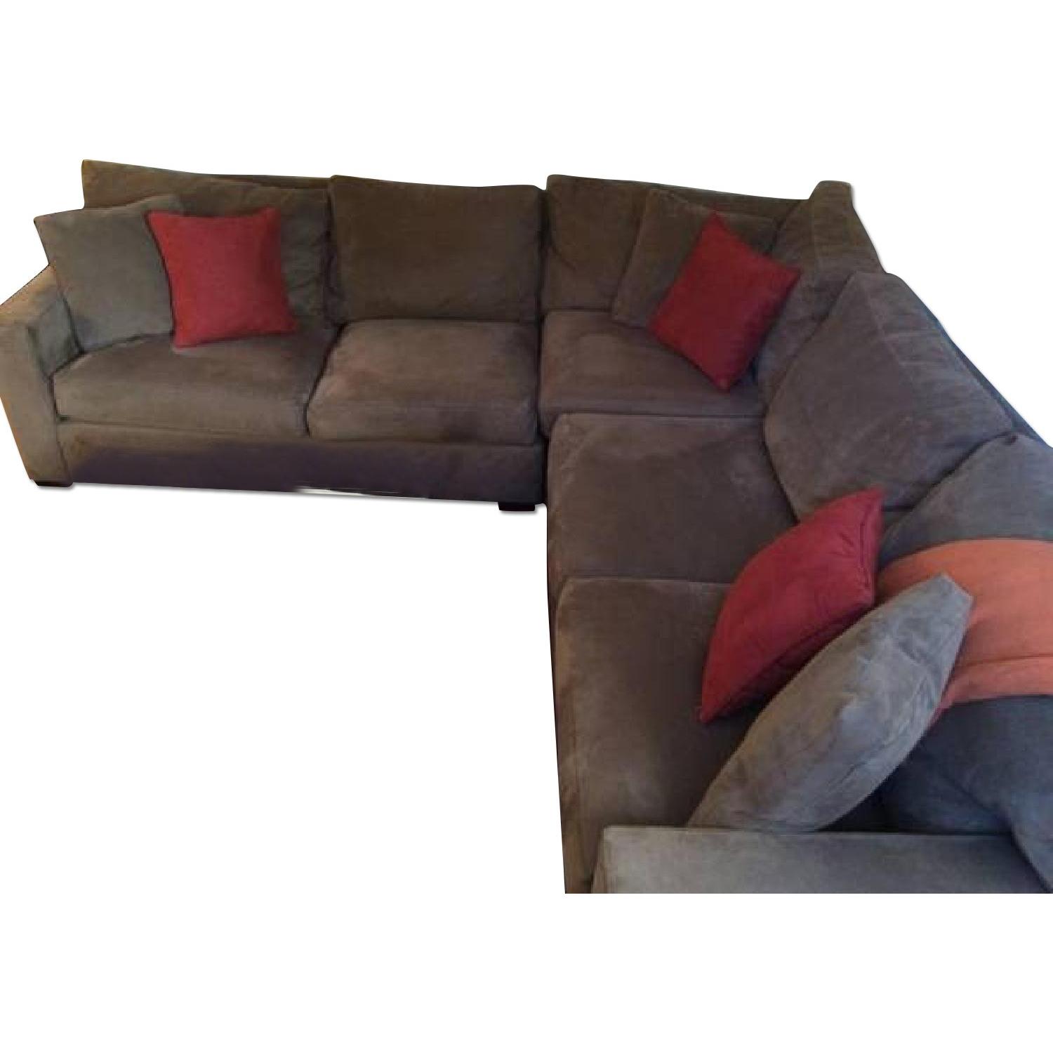 Crate & Barrel Sectional Couch - image-0