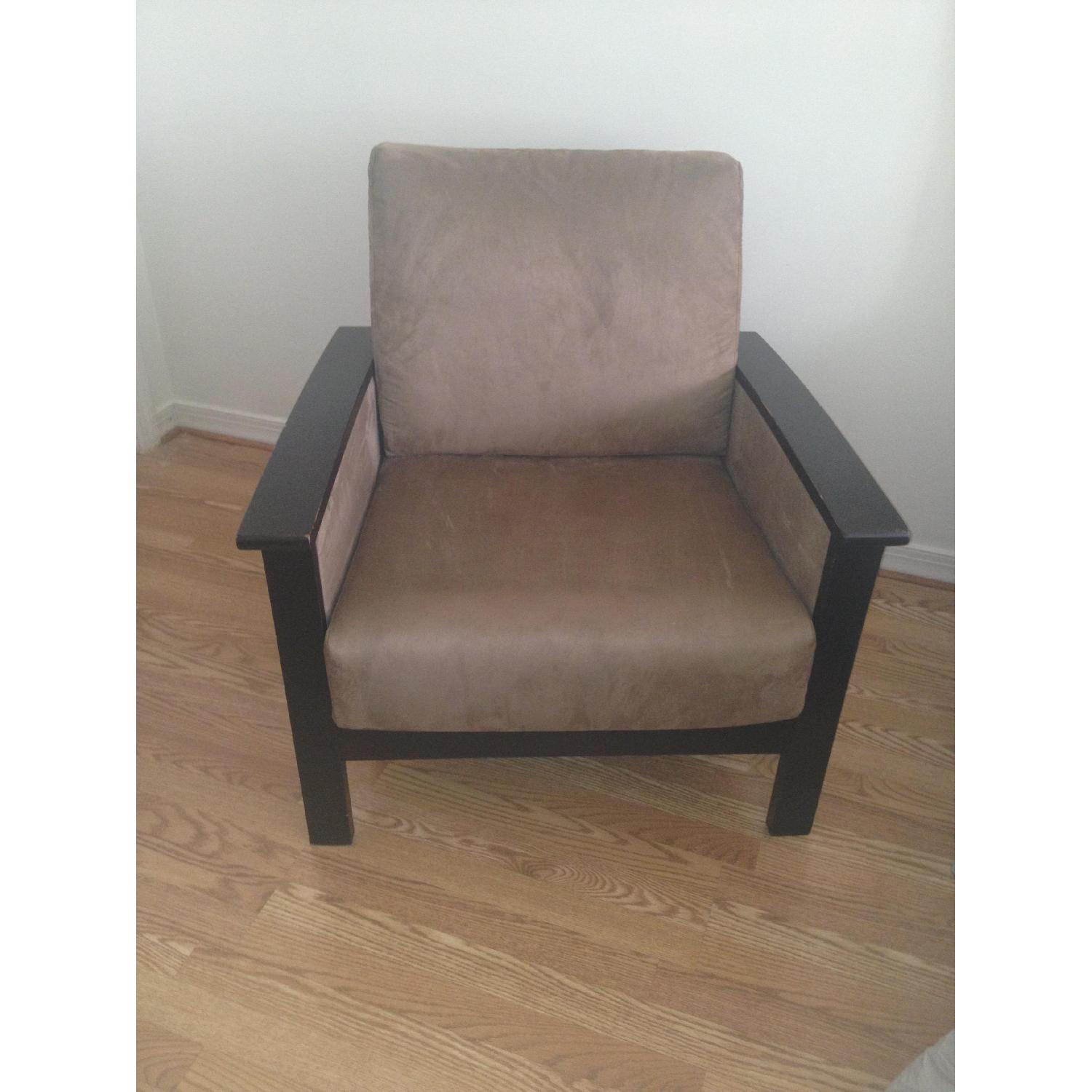Microsuede Armchair - image-1