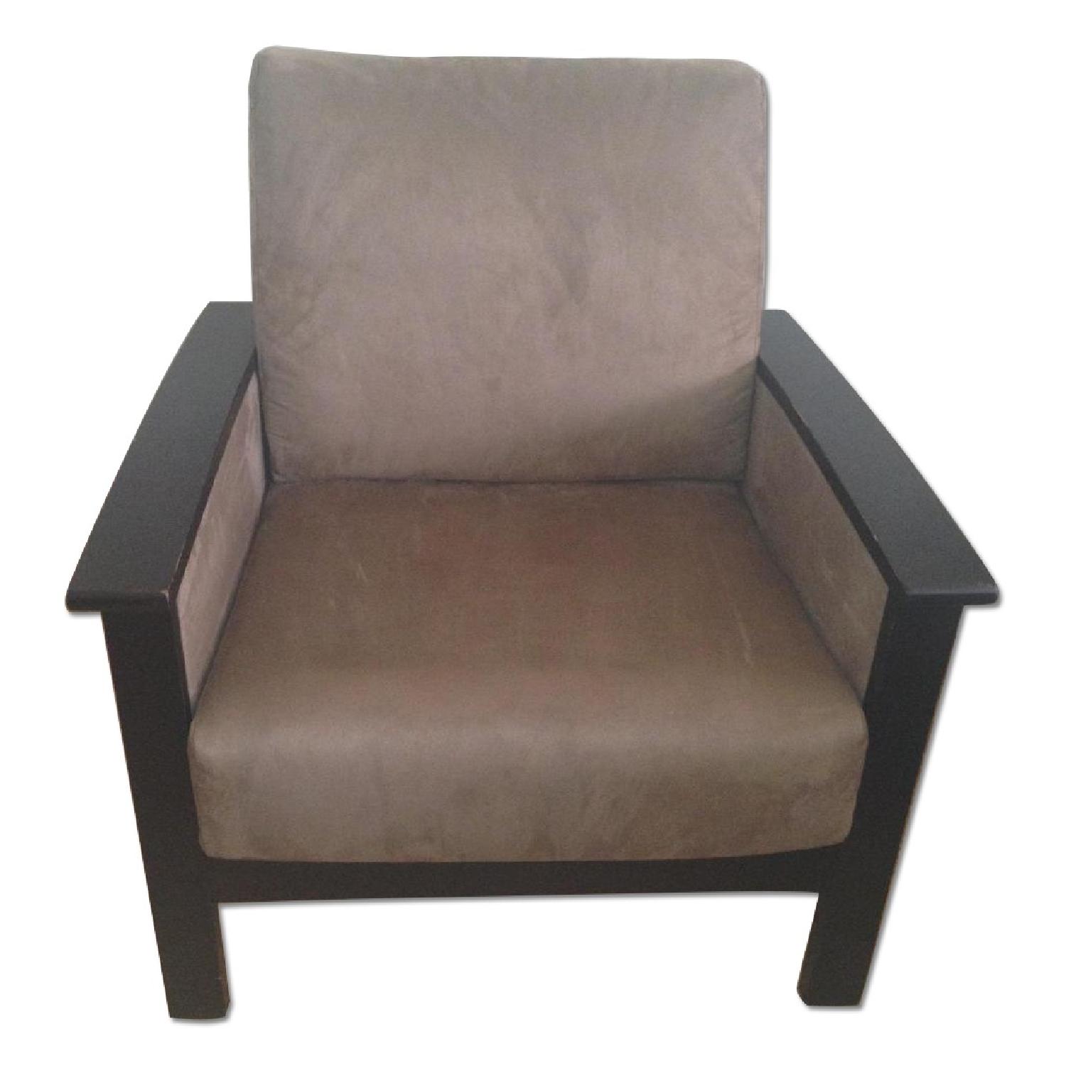 Microsuede Armchair - image-0