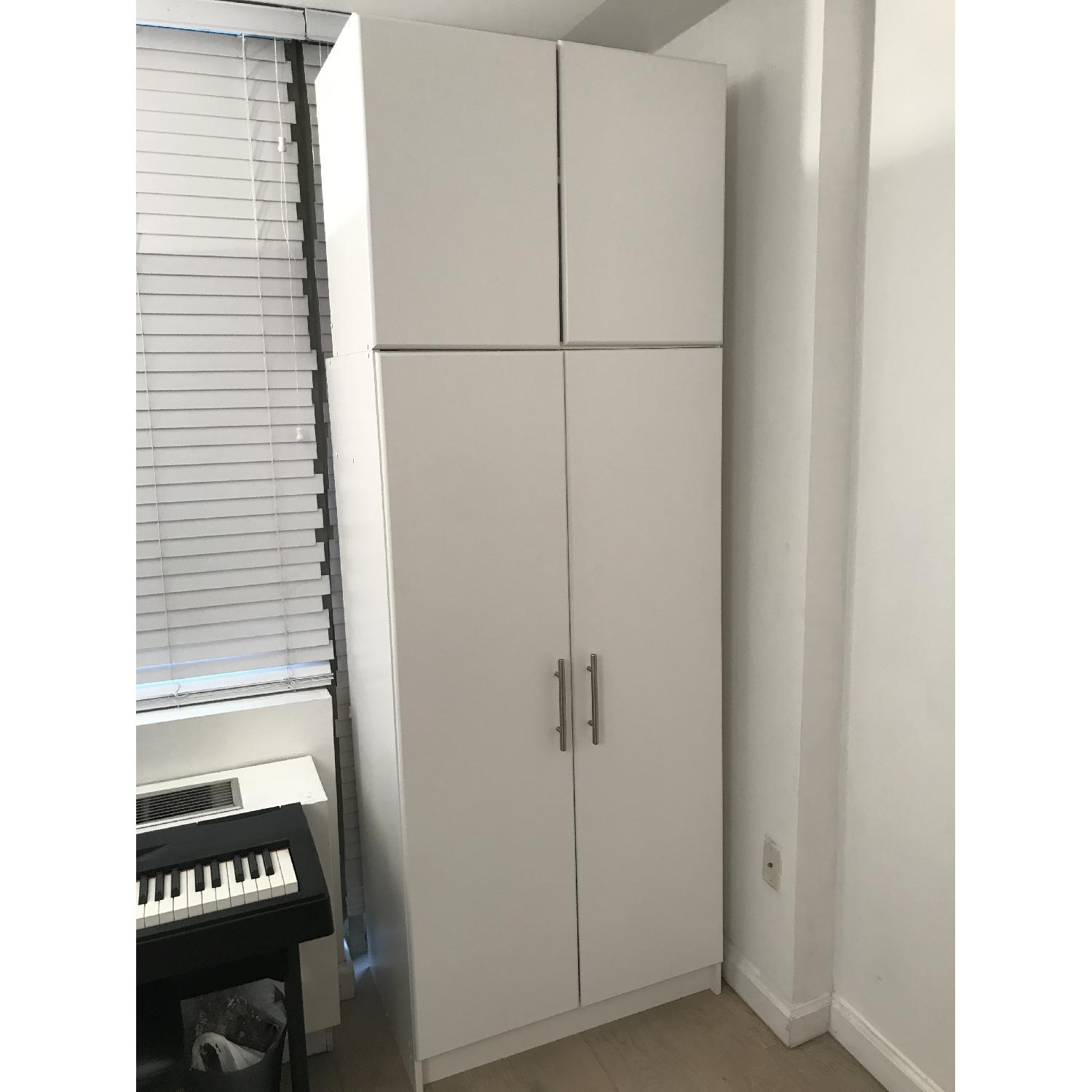 Prepac Manufacturing Wardrobe Cabinet w/ Topper - image-1