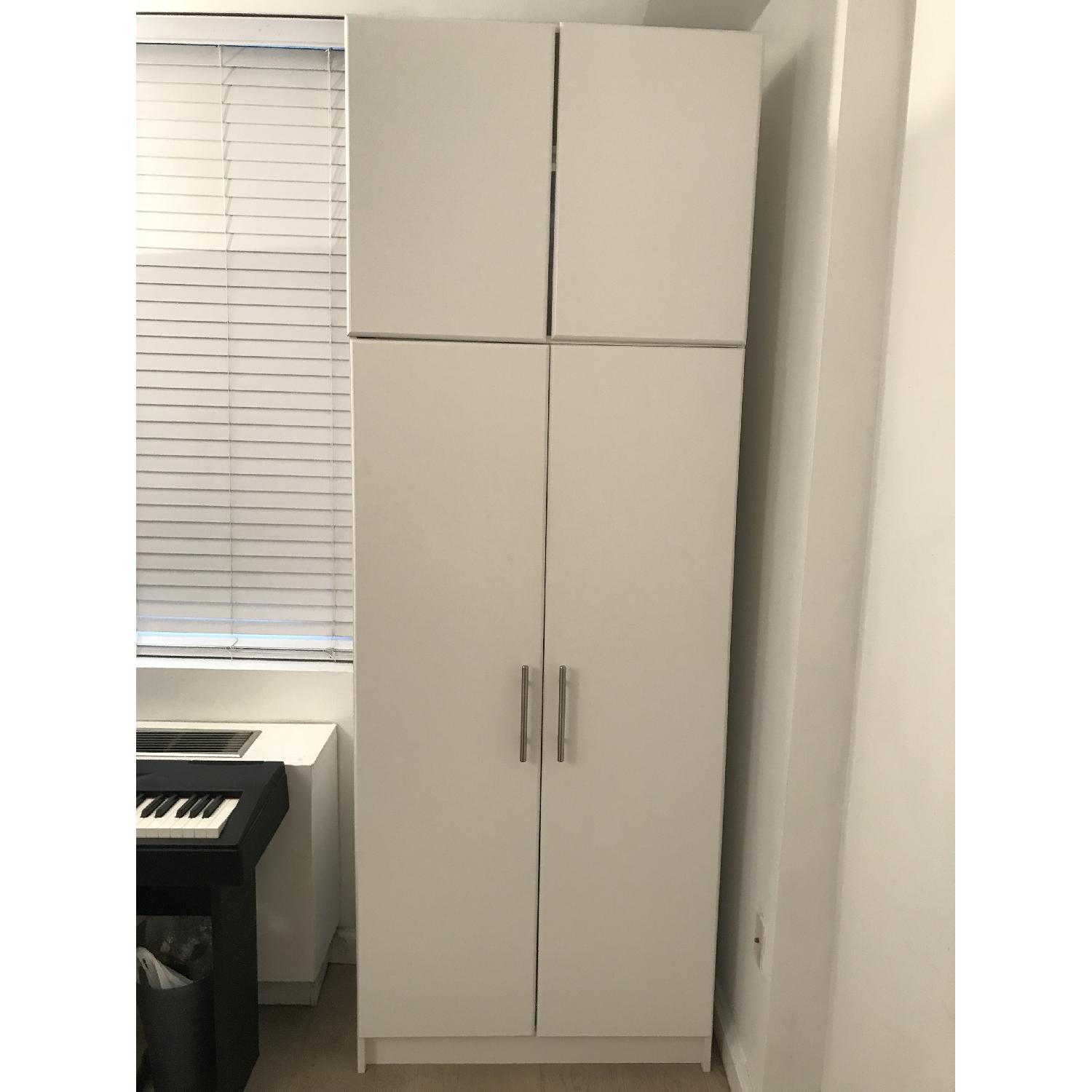 Prepac Manufacturing Wardrobe Cabinet w/ Topper - image-3