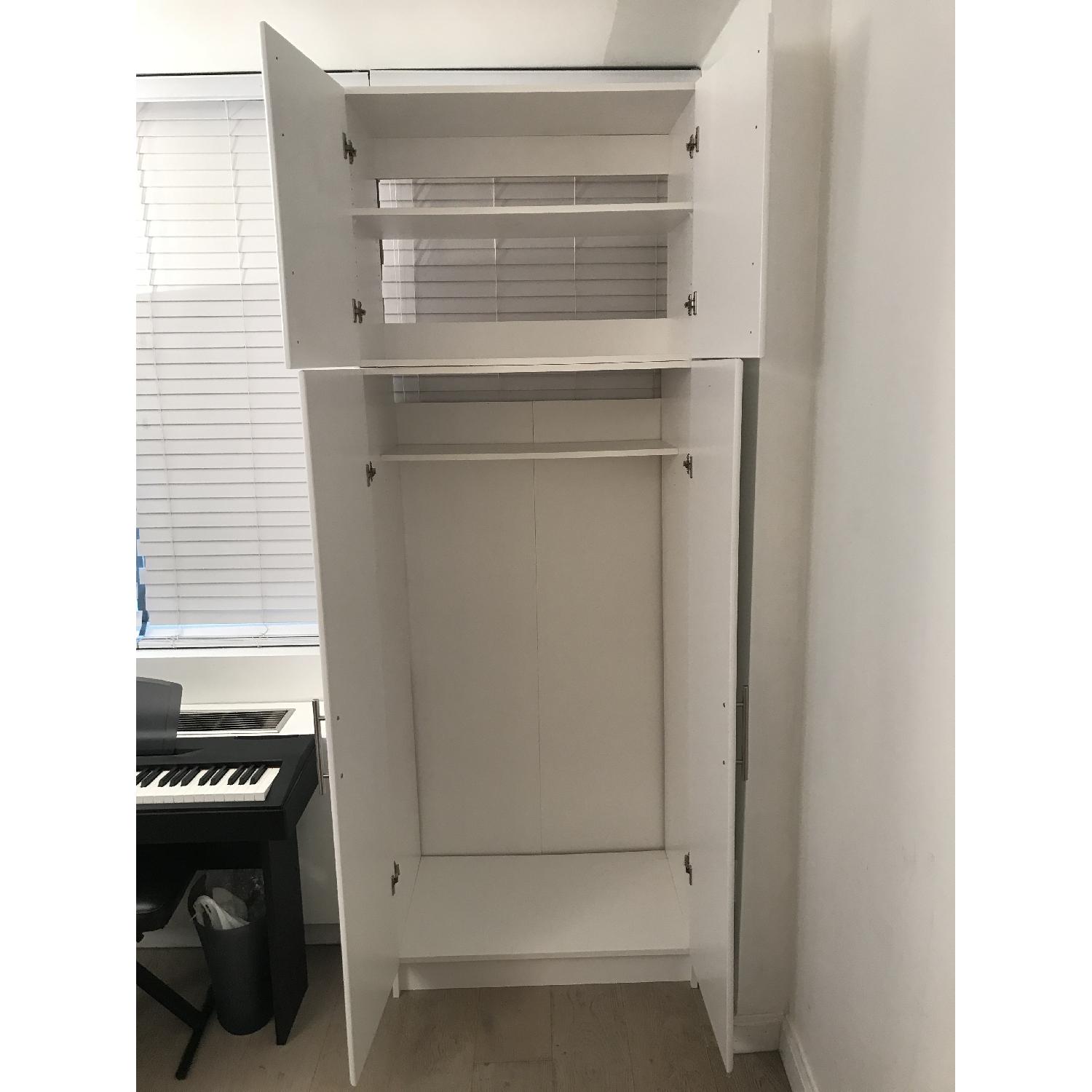 Prepac Manufacturing Wardrobe Cabinet w/ Topper - image-6