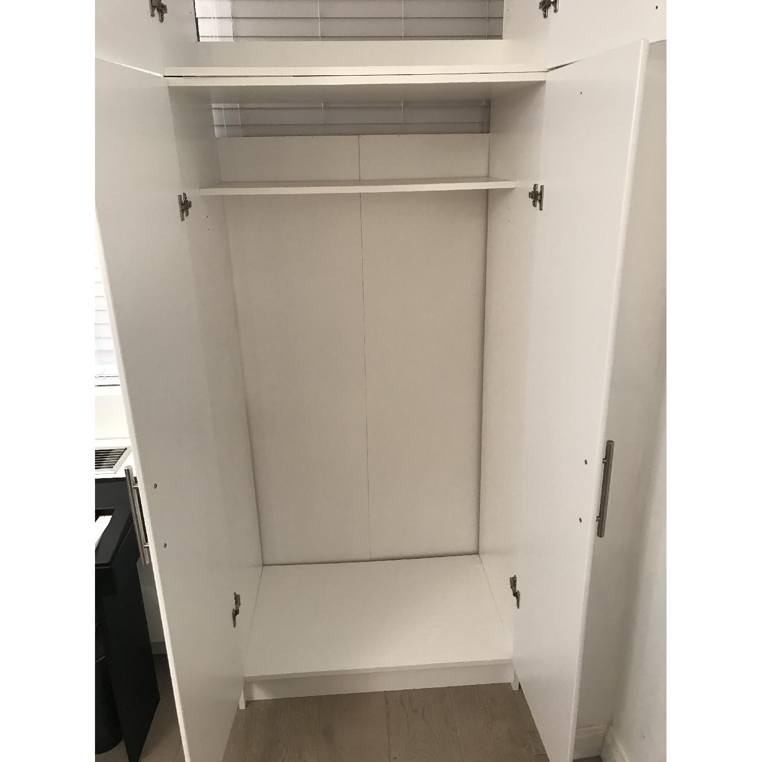 Prepac Manufacturing Wardrobe Cabinet w/ Topper - image-7