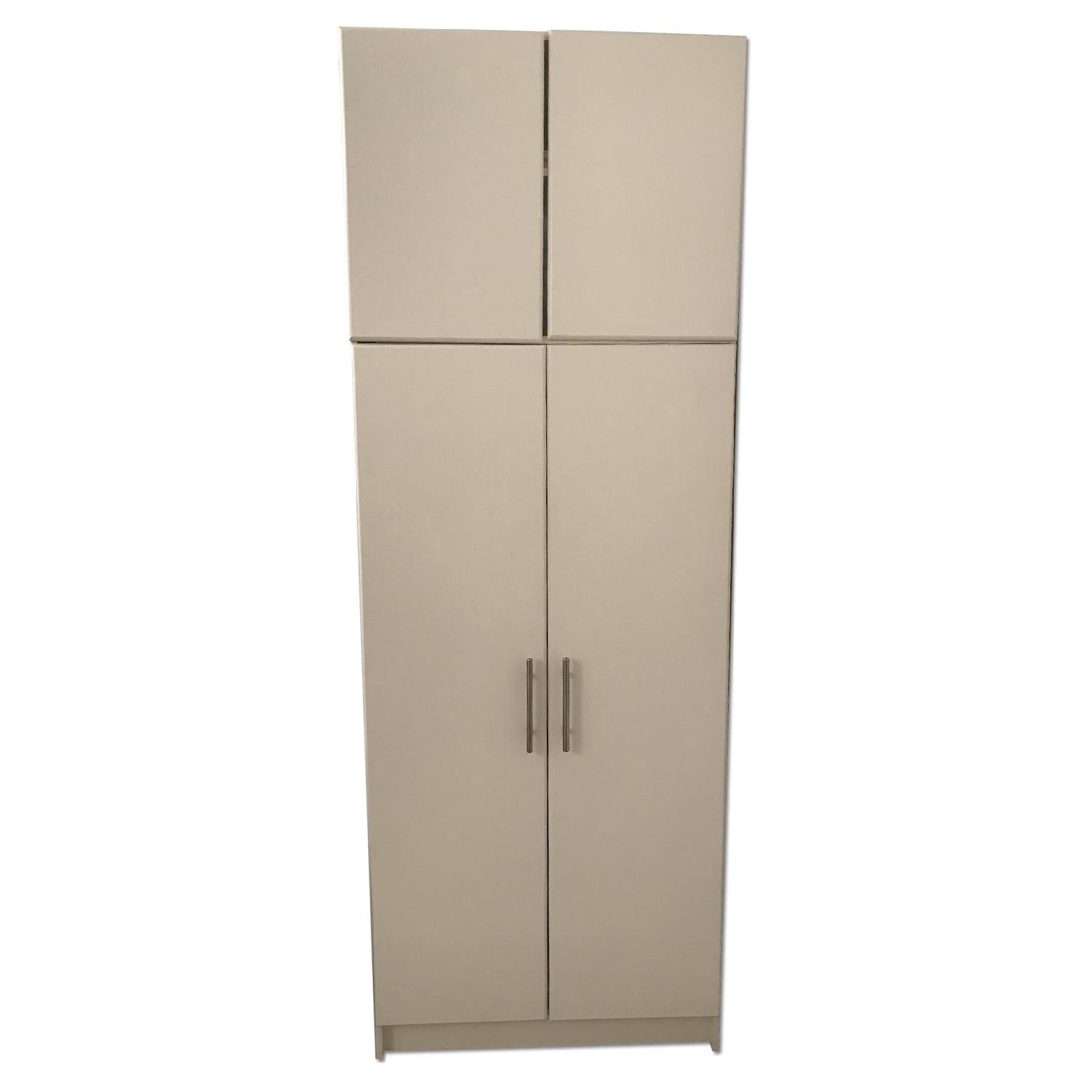 Prepac Manufacturing Wardrobe Cabinet w/ Topper - image-8