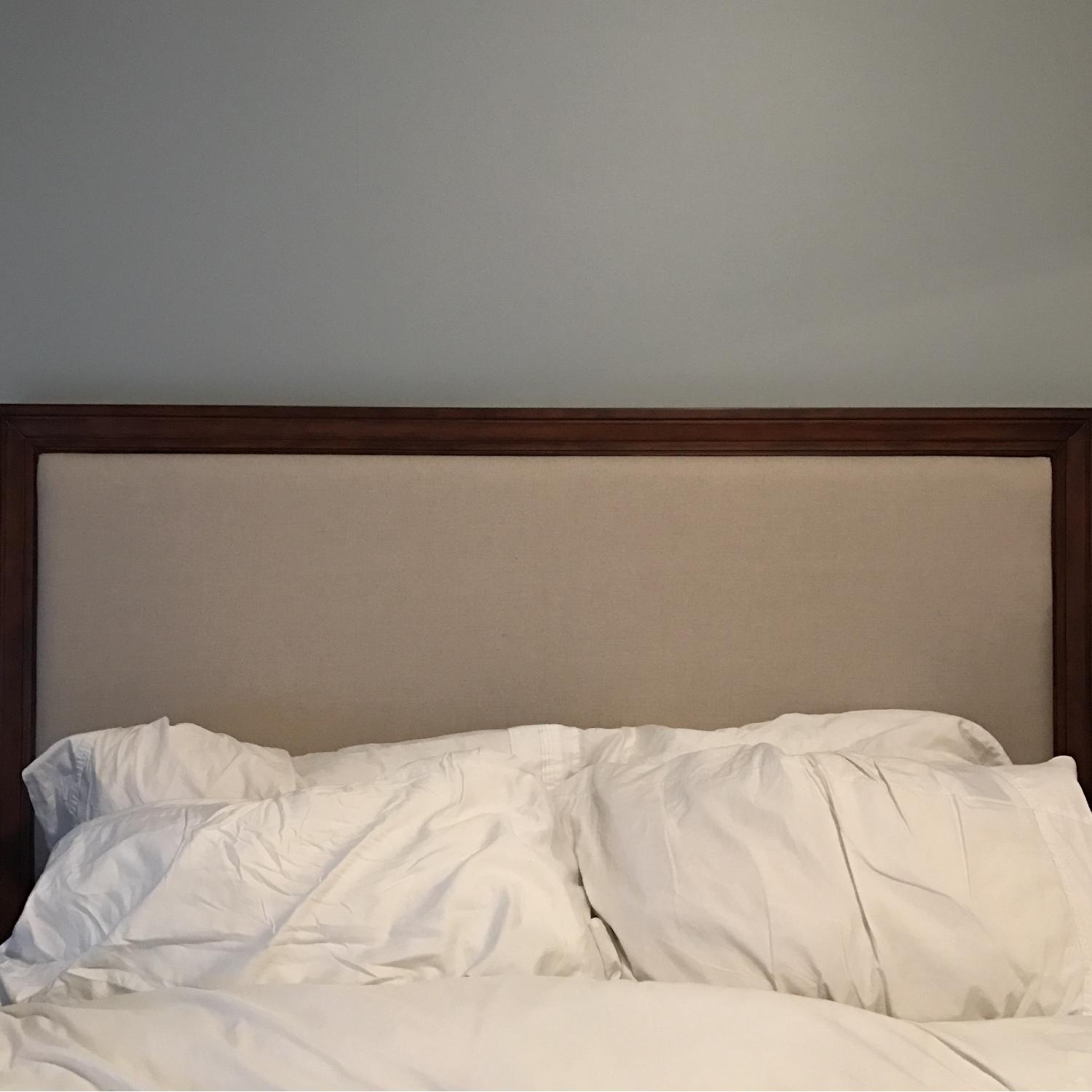 Pottery Barn Montgomery Upholstered Queen Size Headboard - image-3