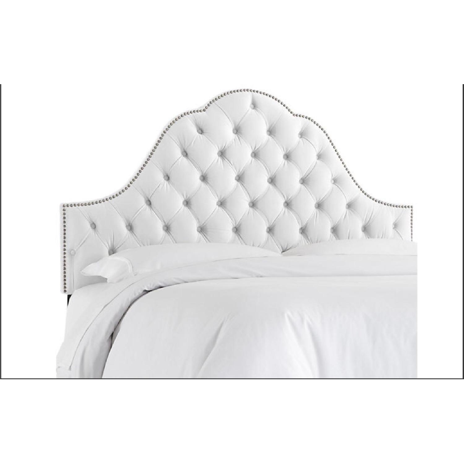 One Kings Lane Tufted Velvet Headboard - image-0