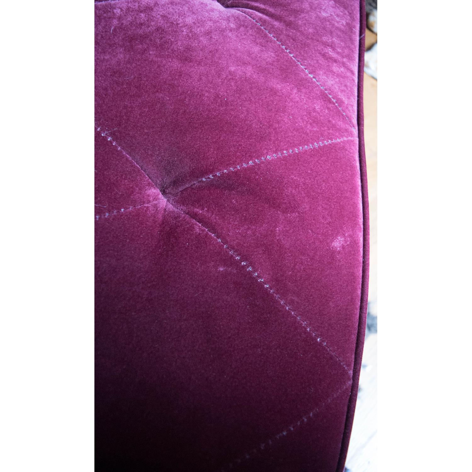 Novogratz Vintage Tufted Sleeper Sofa in Burgundy - image-6