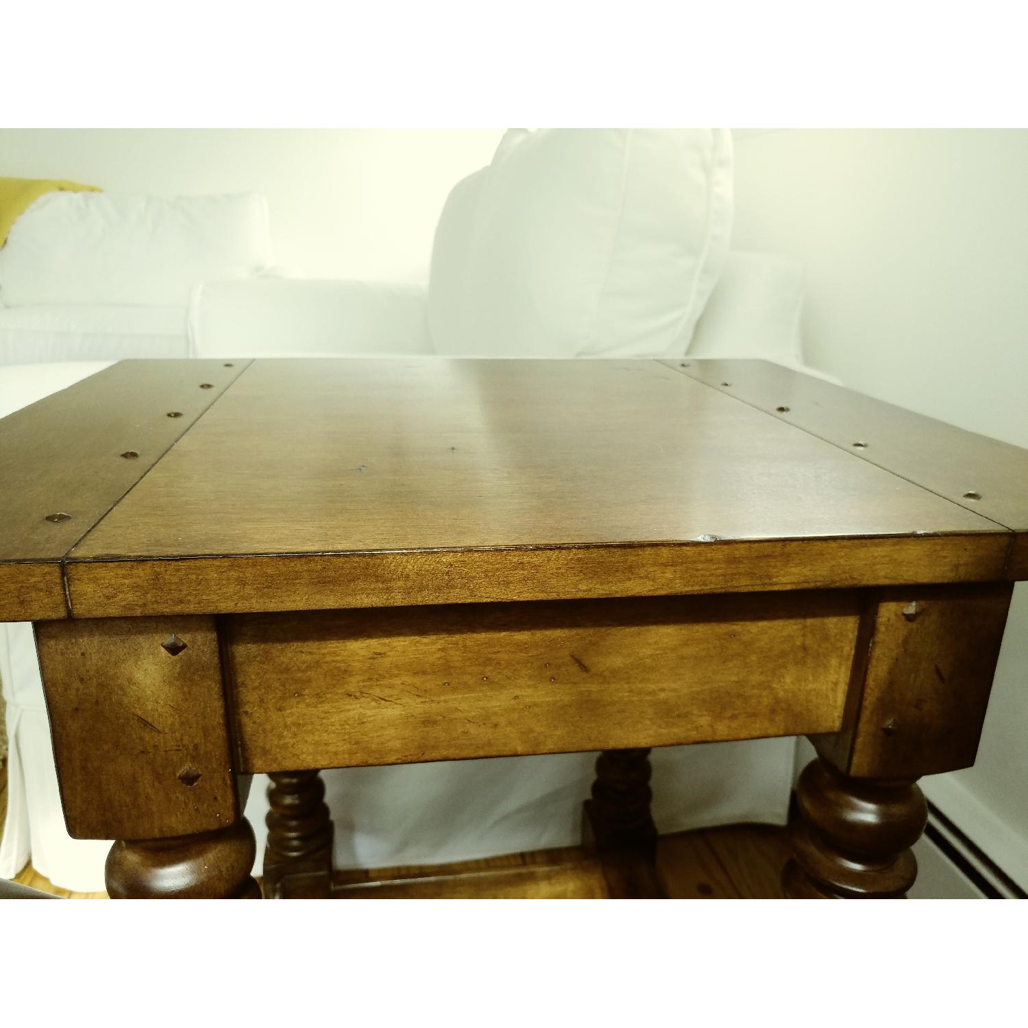 Pottery Barn Como Collection Coffee + Side Table - image-1