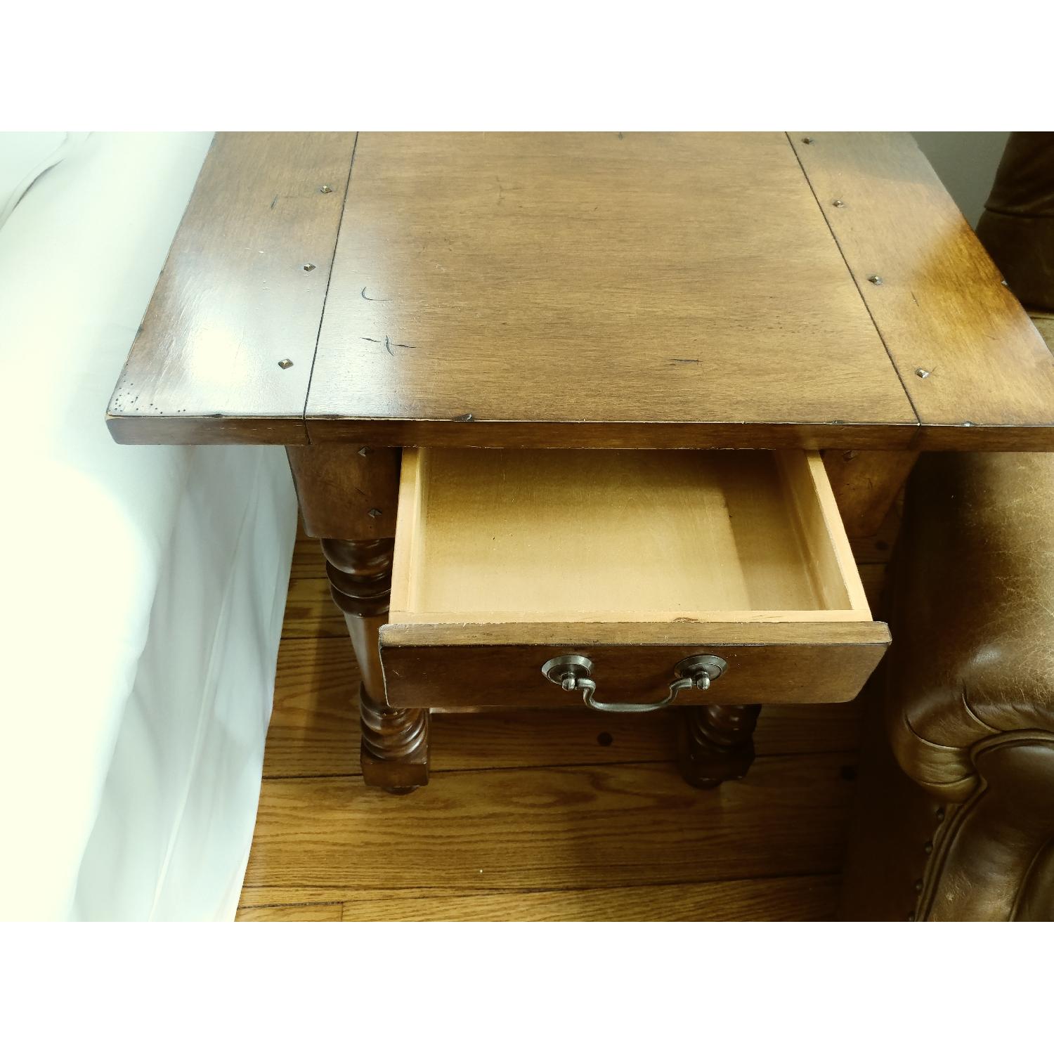 Pottery Barn Como Collection Coffee + Side Table - image-6