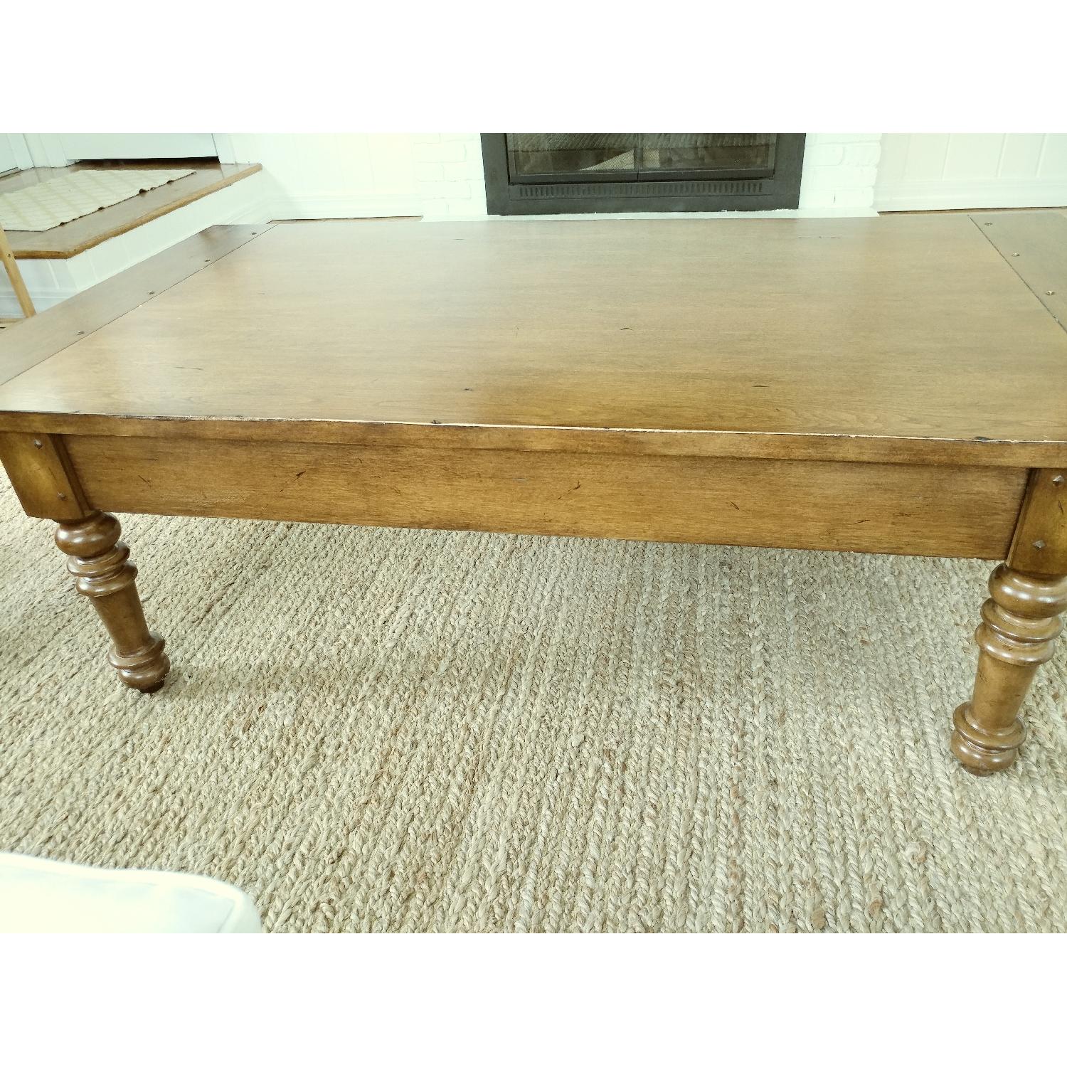 Pottery Barn Como Collection Coffee + Side Table - image-8