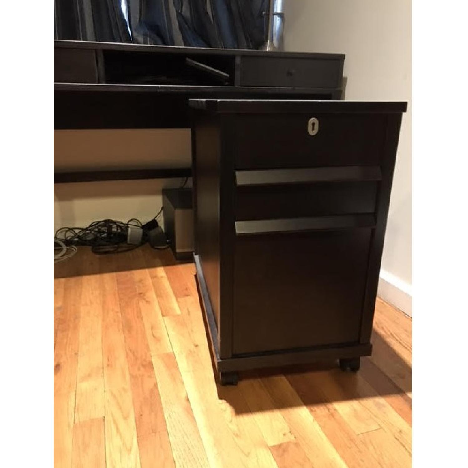 Ikea Desk w/ Office Chair & RollOut AptDeco