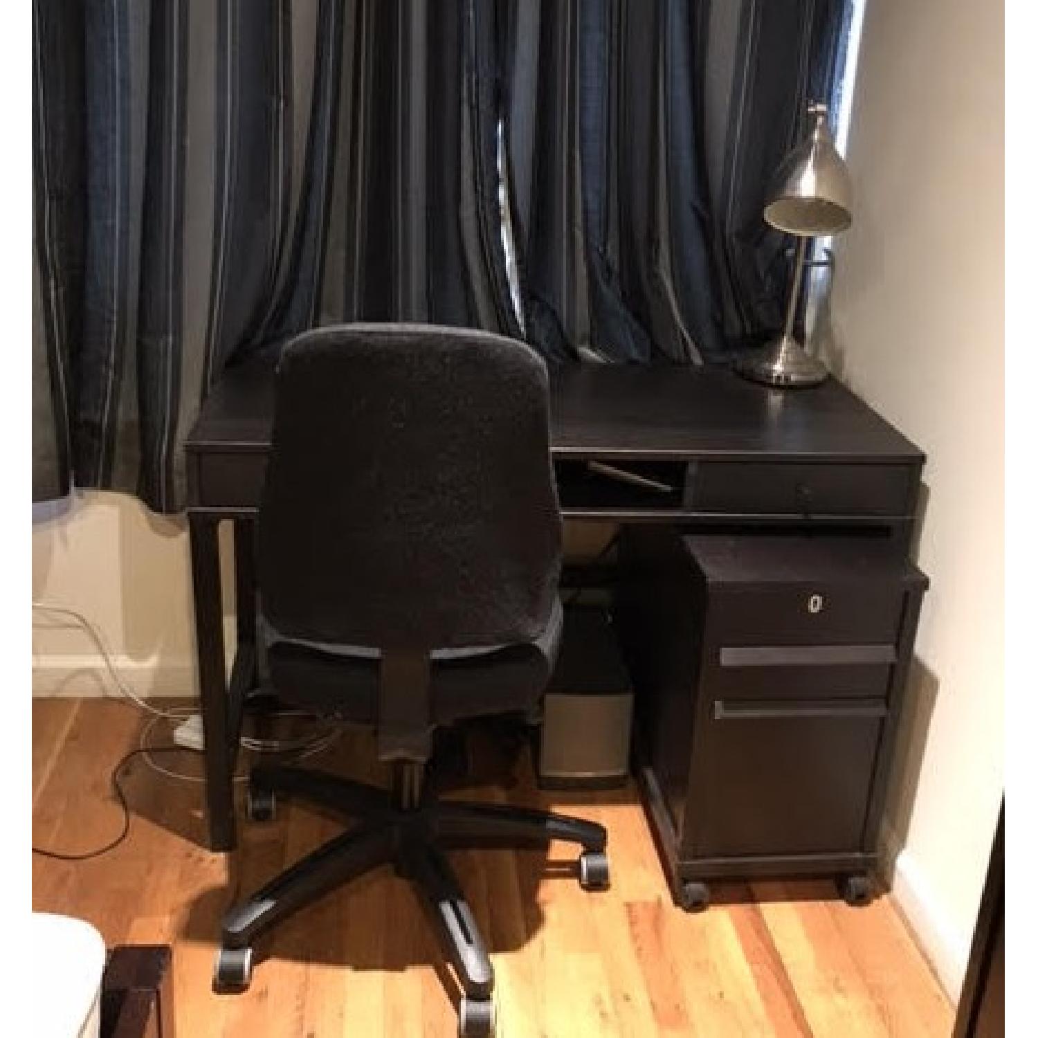 Ikea Desk w/ Office Chair & RollOut AptDeco