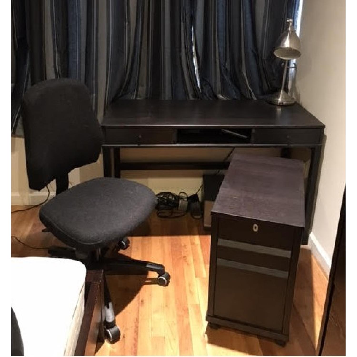 Ikea Desk w/ Office Chair & RollOut AptDeco