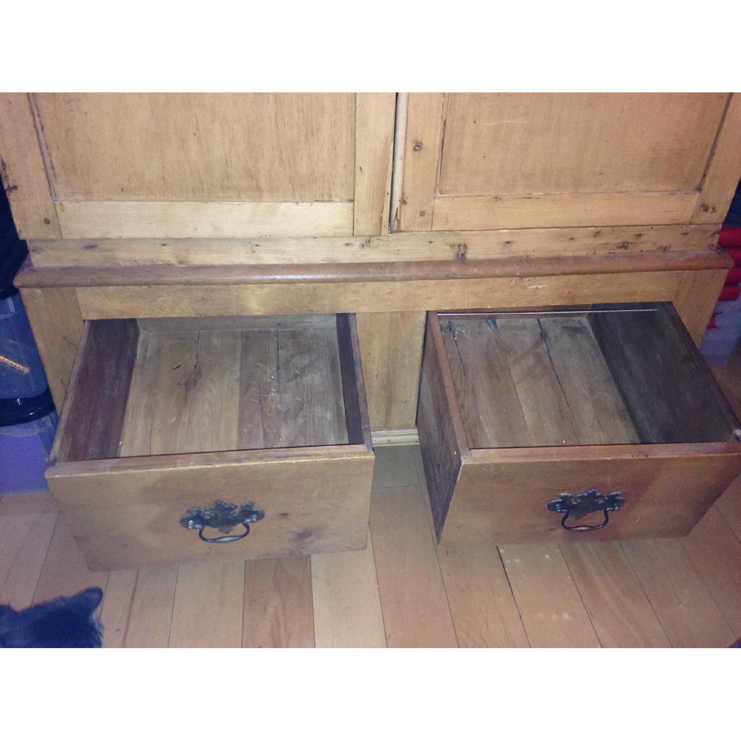 Amish Knotty Pine Armoire - image-3